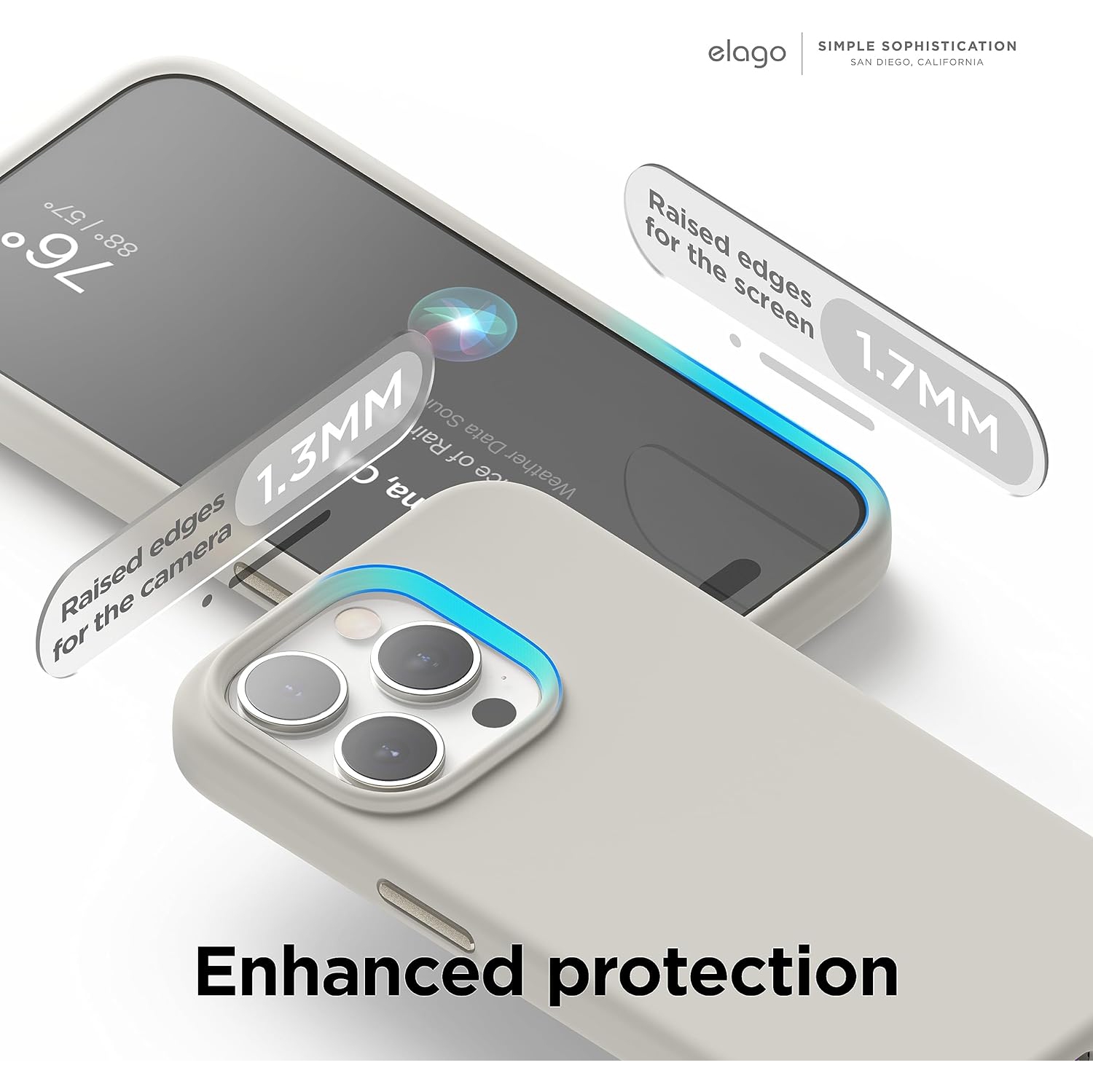 Étui en silicone magnétique elago compatible avec l'étui iPhone 15 Pro Max de 6,7 po compatible avec tous les accessoires MagSafe - aimants intégrés,