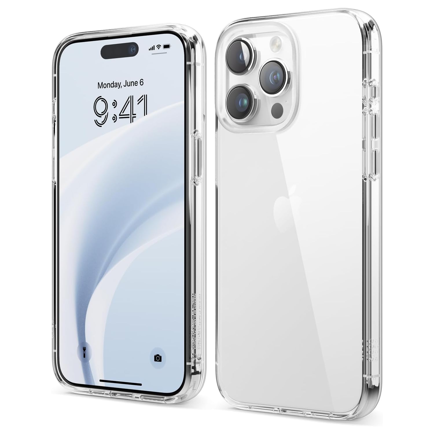 elago Hybrid Clear Case Compatible with iPhone 15 Pro Max Case- 6.7 inch -Military Grade Drop Protection, PC + TPU Hybrid Technology, Reduced