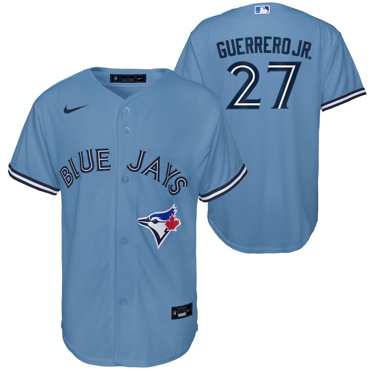  Outerstuff Vladimir Guerrero Jr. Toronto Blue Jays Youth Cool  Base Replica Alternate Jersey - Size Youth X-Large (18/20) : Sports &  Outdoors