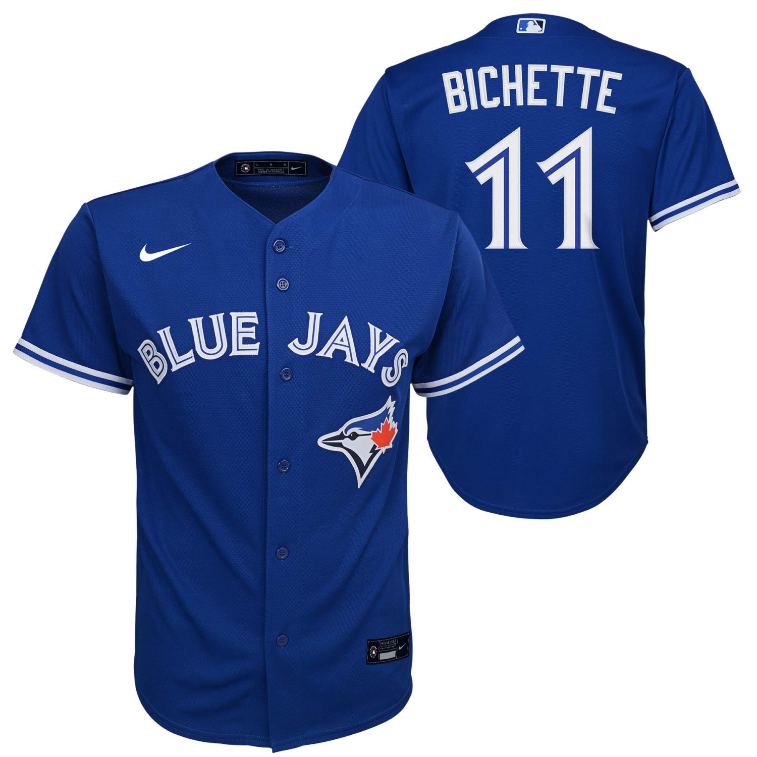 Toronto Blue Jays Bo Bichette Youth Royal Blue Alternate Replica Player - Jersey - Royal