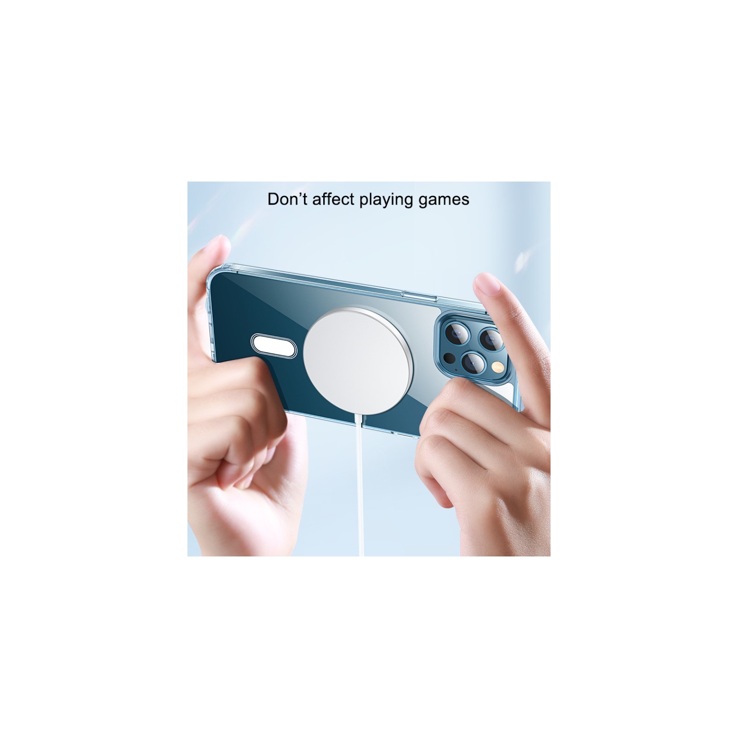 Magnetic Case for iPhone 15 PRO, Compatible with MagSafe Wireless Charging, Shockproof Phone Bumper Cover, Anti-Scratch Clearview