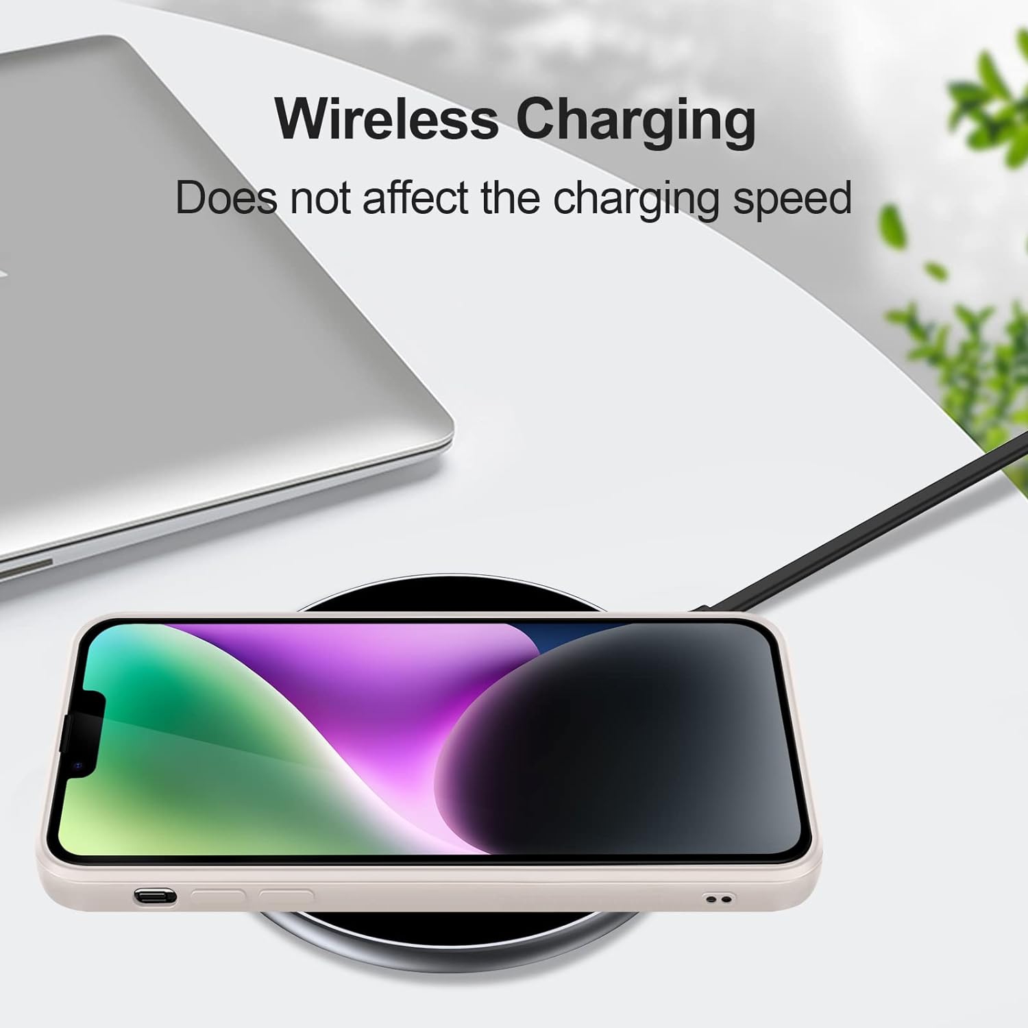 Étui protecteur mince en silicone pour iPhone 15 PLUS, étui protecteur antichoc en silicone souple, EXPÉDITION sans frais