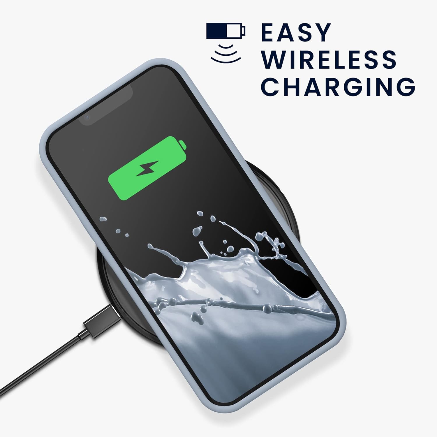 Étui protecteur mince en silicone pour iPhone 15 PLUS, étui protecteur antichoc en silicone souple, EXPÉDITION sans frais