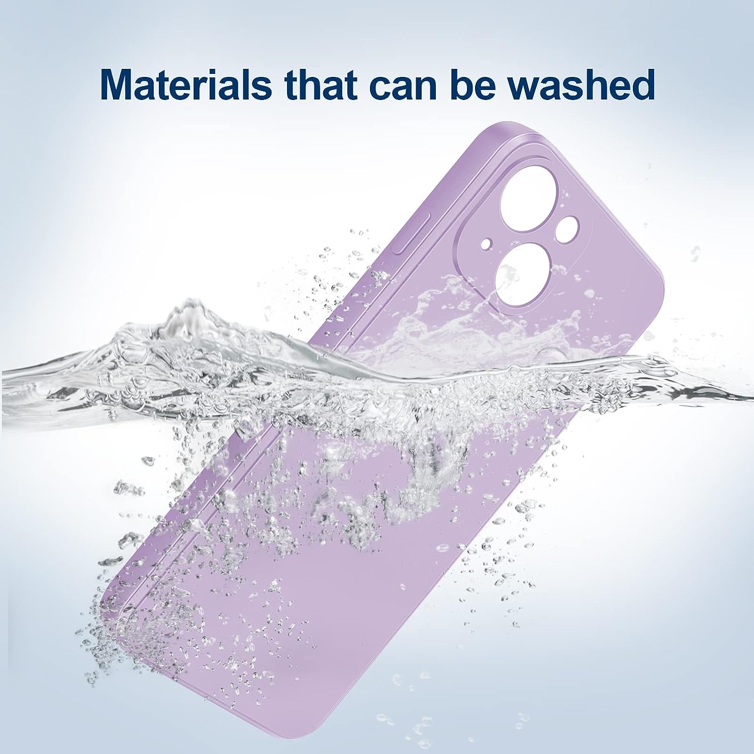 Silicone Slim Full-Body Protective Cover Case for iPhone 15 PLUS, Soft Silicone Bumper Cover Shockproof Protective Anti-Scratch Case-FREE SHIPPING