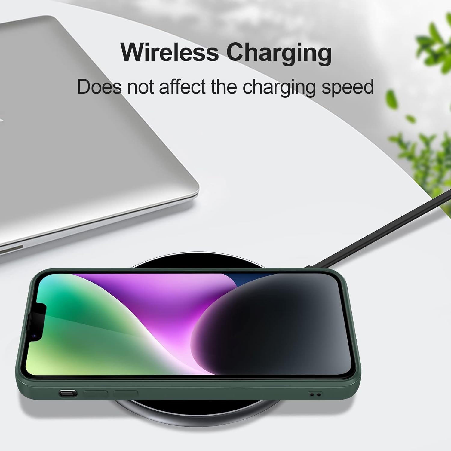 Étui protecteur mince en silicone pour iPhone 15, étui protecteur antichoc en silicone souple, EXPÉDITION sans frais