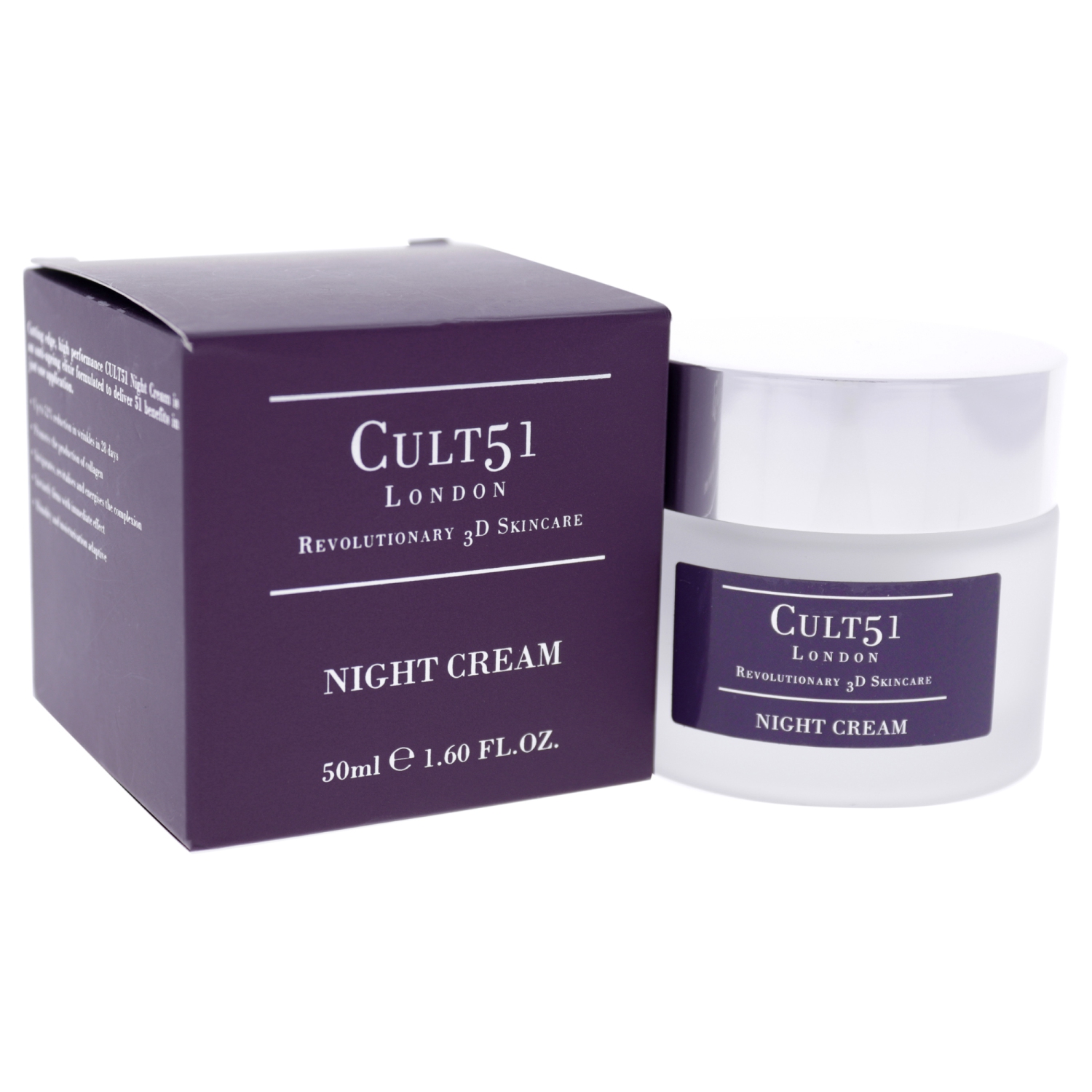 Night Cream by Cult51 for Unisex - 1.60 oz Cream