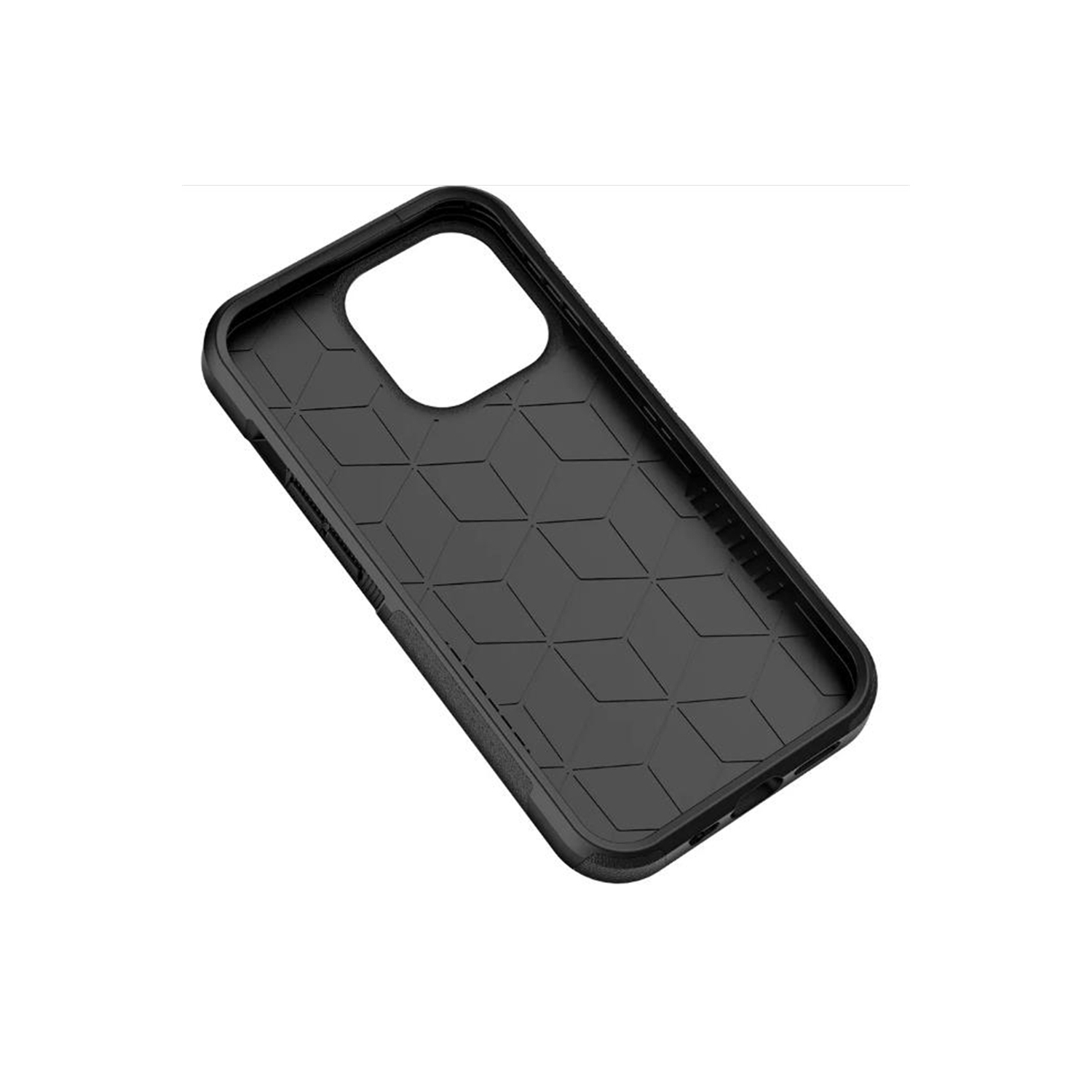 [CSmart] Étui rigide renforcé à deux couches en caoutchouc pour iPhone 15 Pro Max, vert minuit