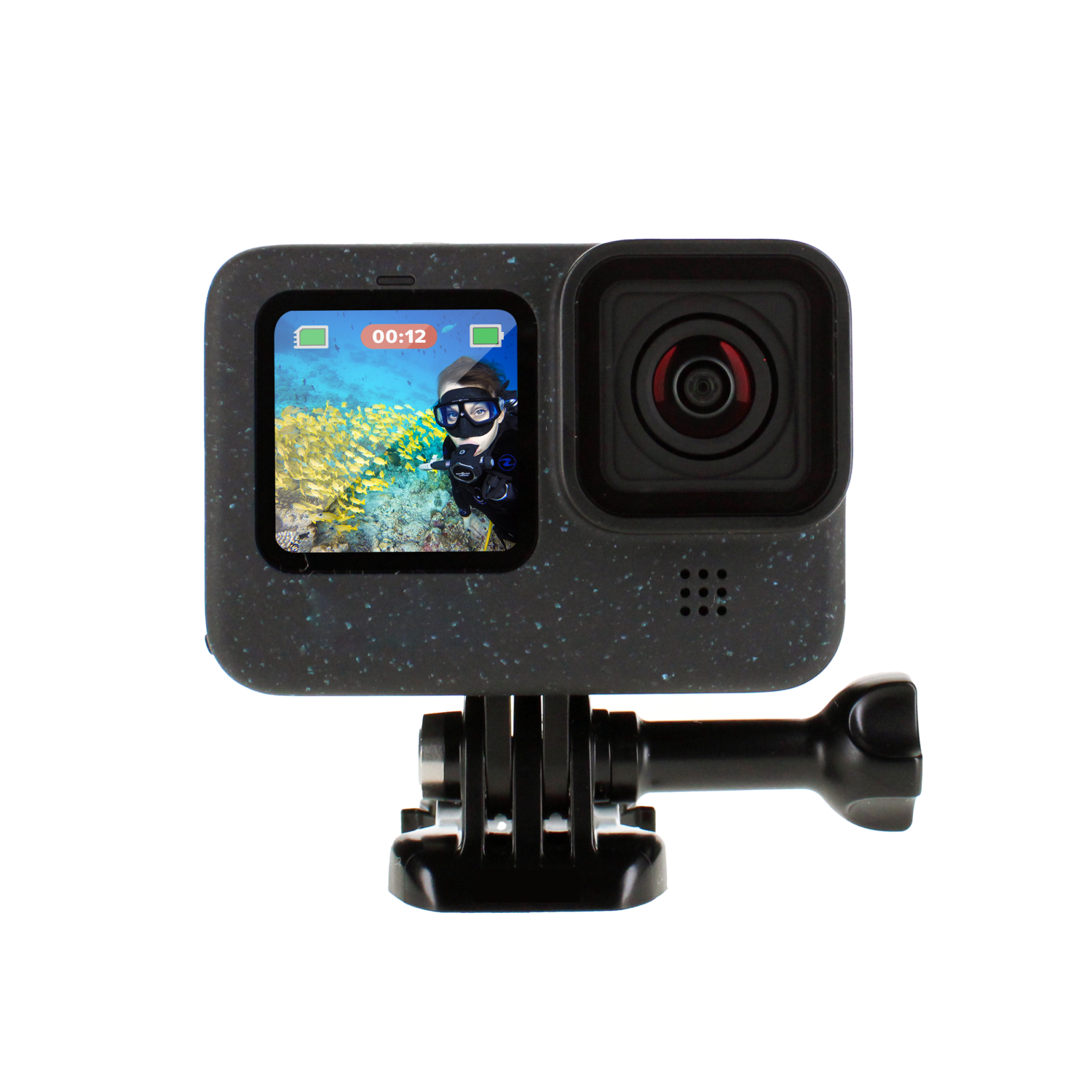 GoPro HERO 12 - caméra d'action + carte 64 Go, trousse d'accessoires  de 50 pièces et 2 batteries