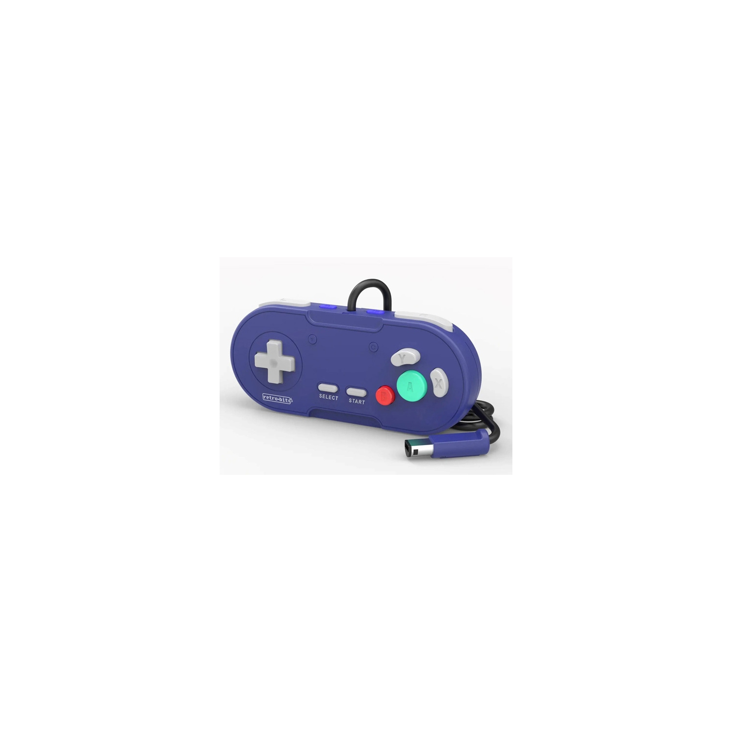 Manette filaire de LegacyGC - Indigo - pour Gamecube / Wii
