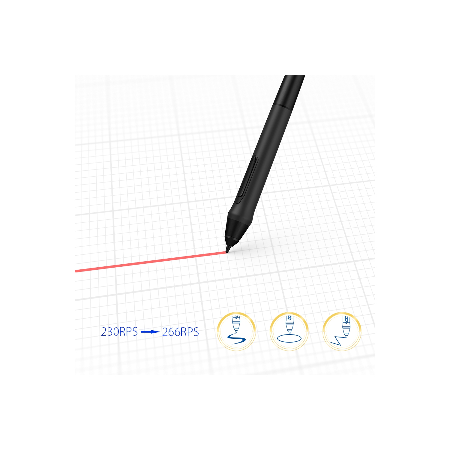 Stylet sans pile XPPen P05 - avec porte-stylet