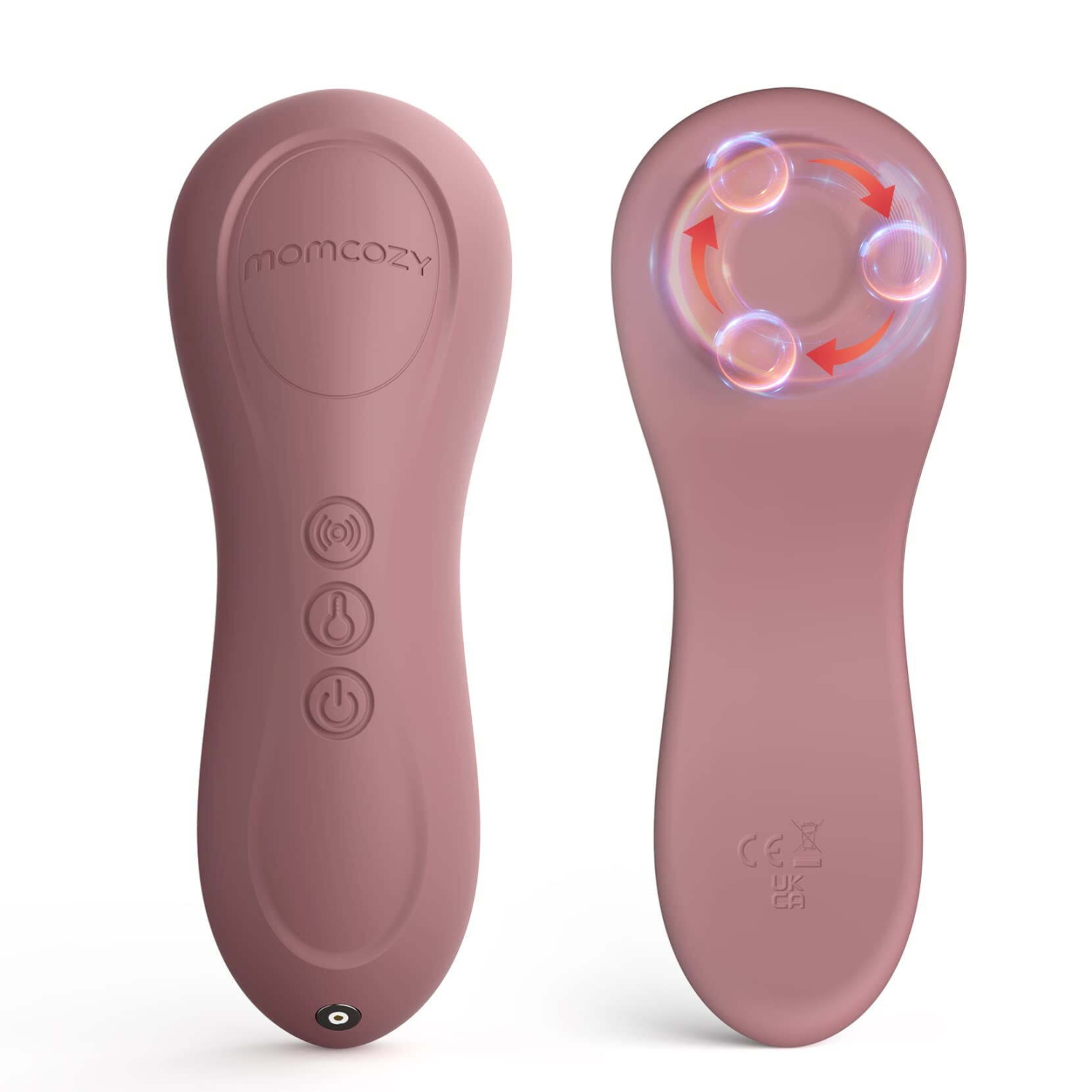 Momcozy Kneading Lactation Massager with Heat, 3-in-1 Real-Like Massage for Relieve Clogged Ducts, Breast Massager Warming for Breastfeeding, Improve Milk Flow
