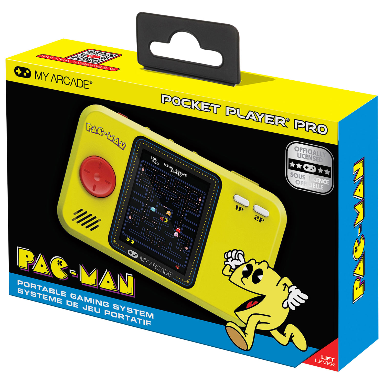 dreamGEAR My Arcade Pac-Man Pocket Player Pro Gaming System