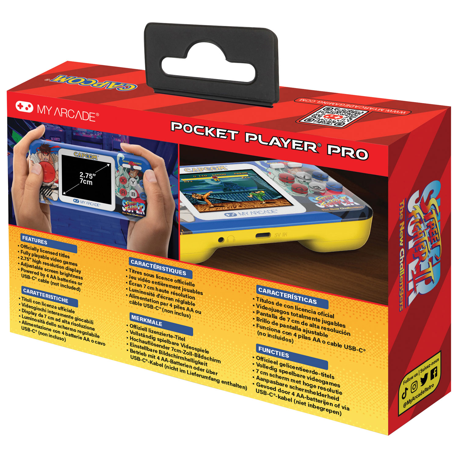 dreamGEAR My Arcade Street Fighter II Pocket Player Pro Gaming System