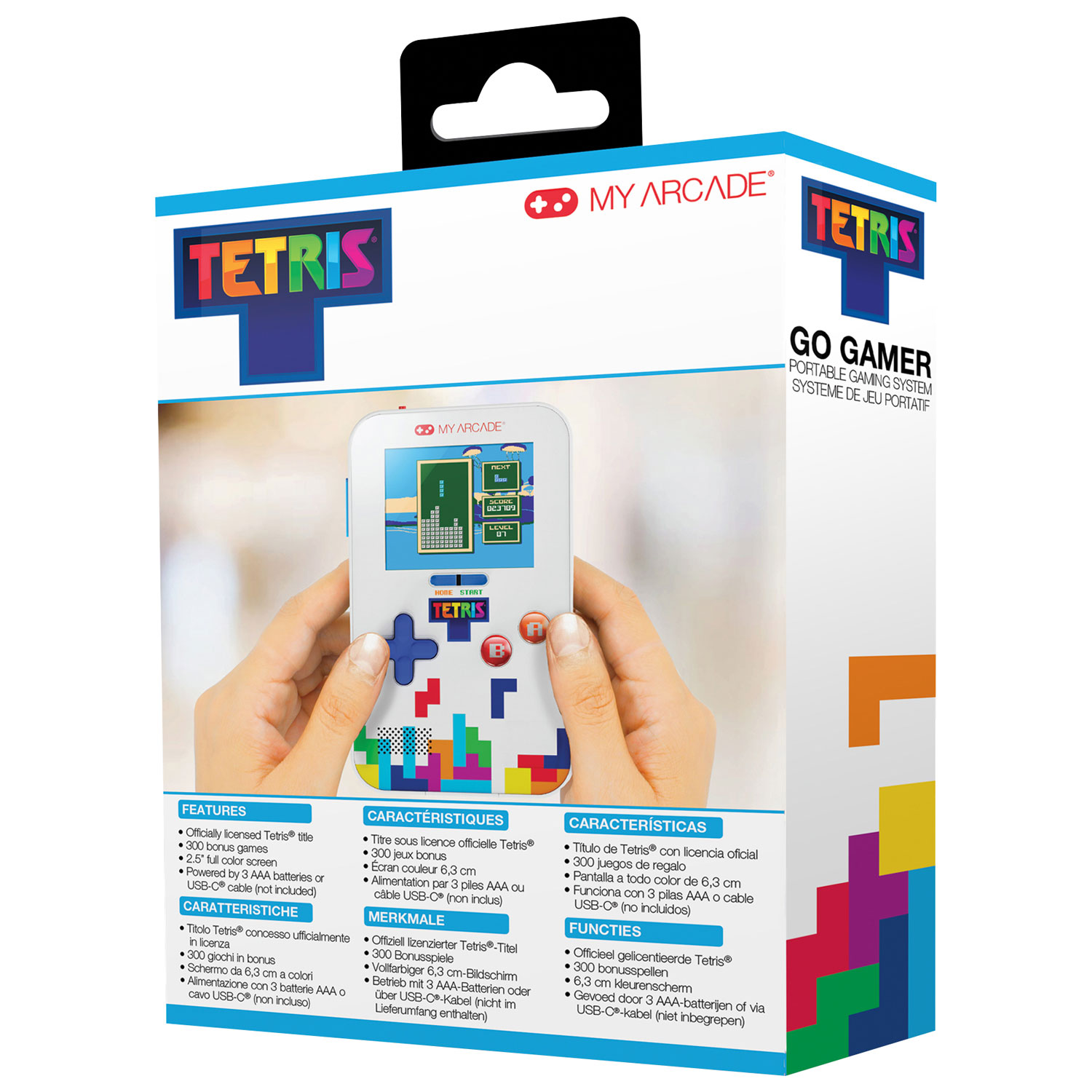 UNI Go Gamer Classic Tetris Portable Gaming System
