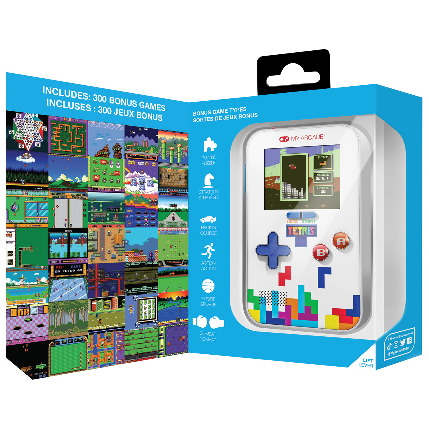 UNI Go Gamer Classic Tetris Portable Gaming System