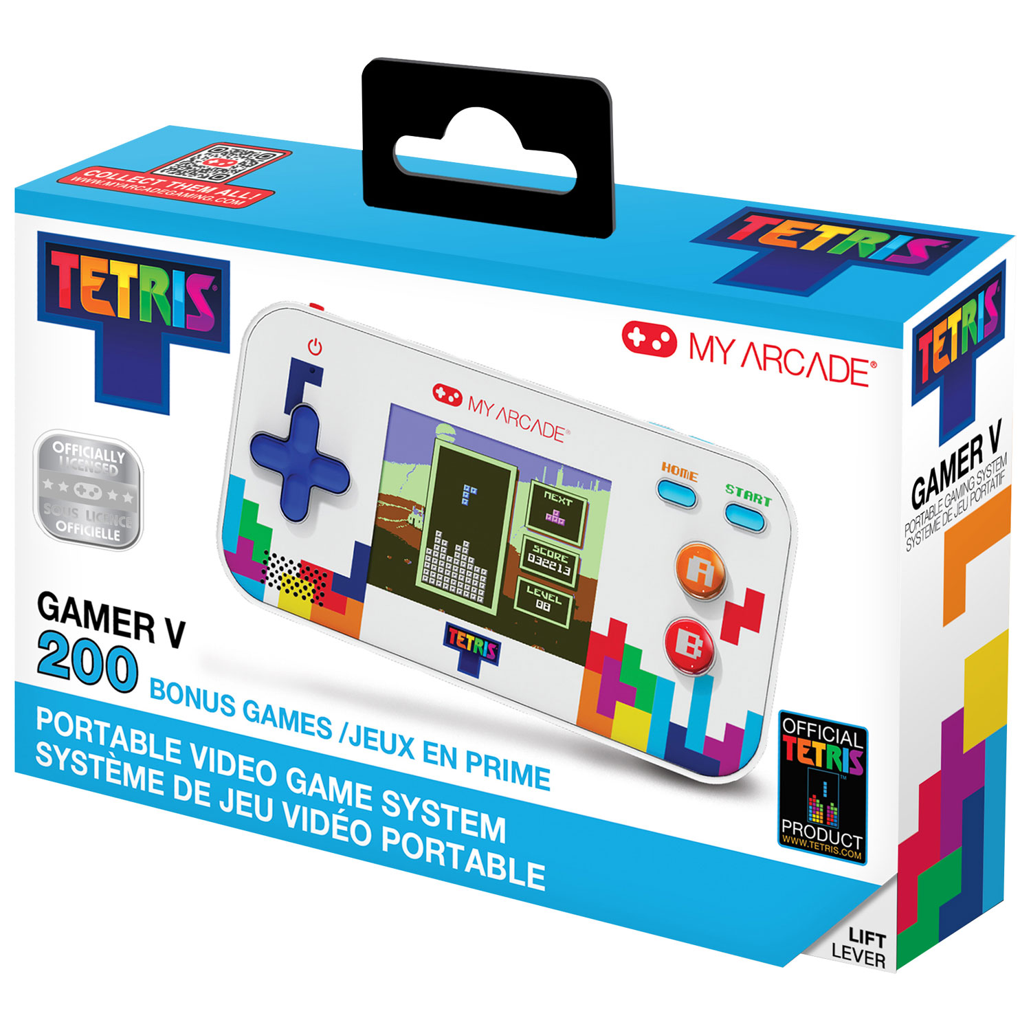 UNI Gamer V Classic Tetris Portable Gaming System