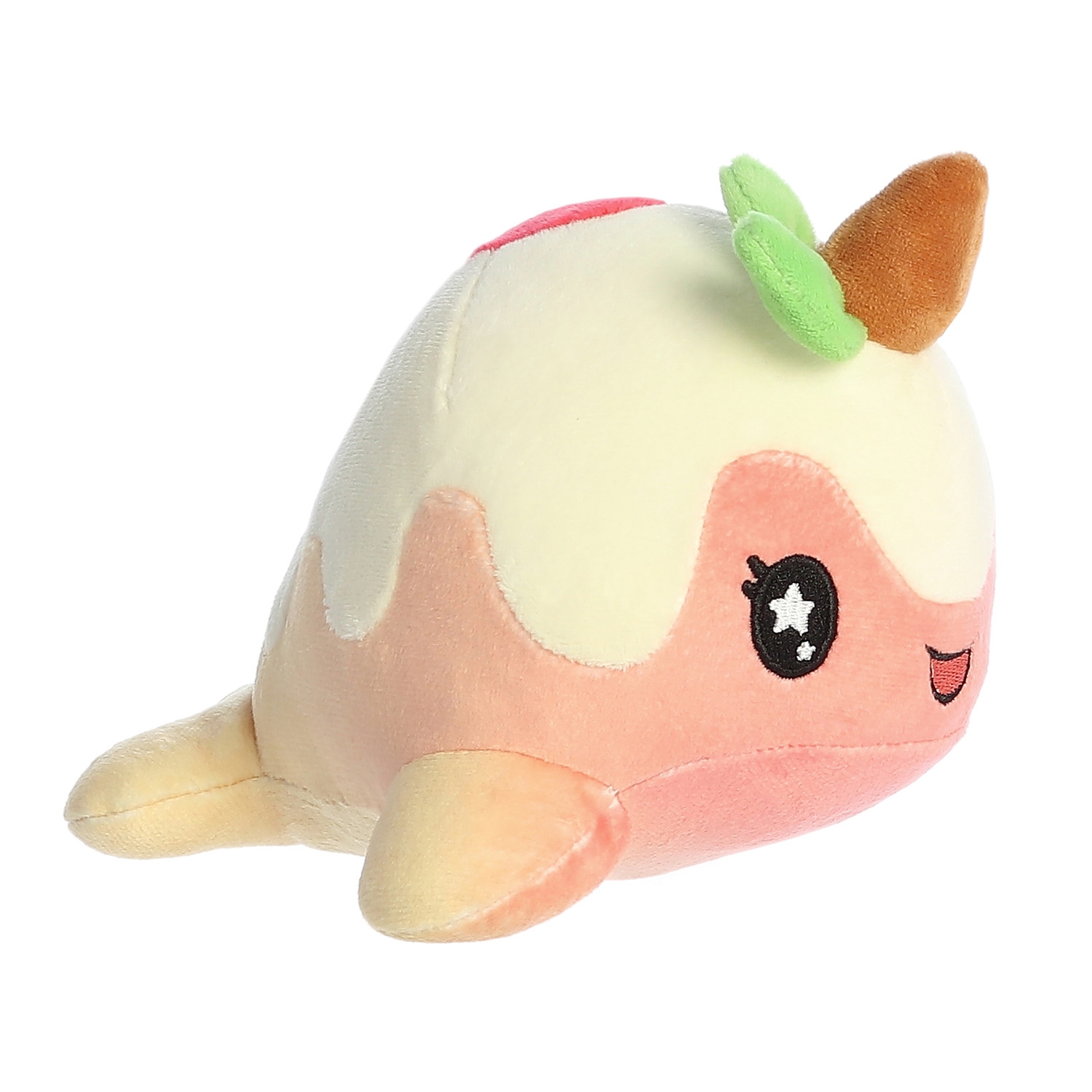 Animal en peluche Nomwhal pêche Aurora Tasty, 7 po