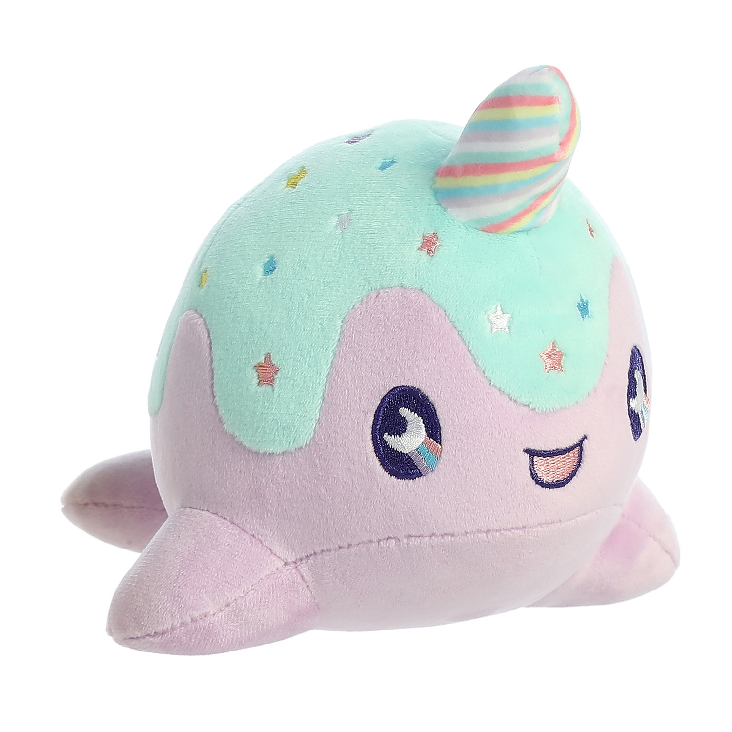 Animal en peluche violet pastel de 7 po Tasty Peach d'Aurora