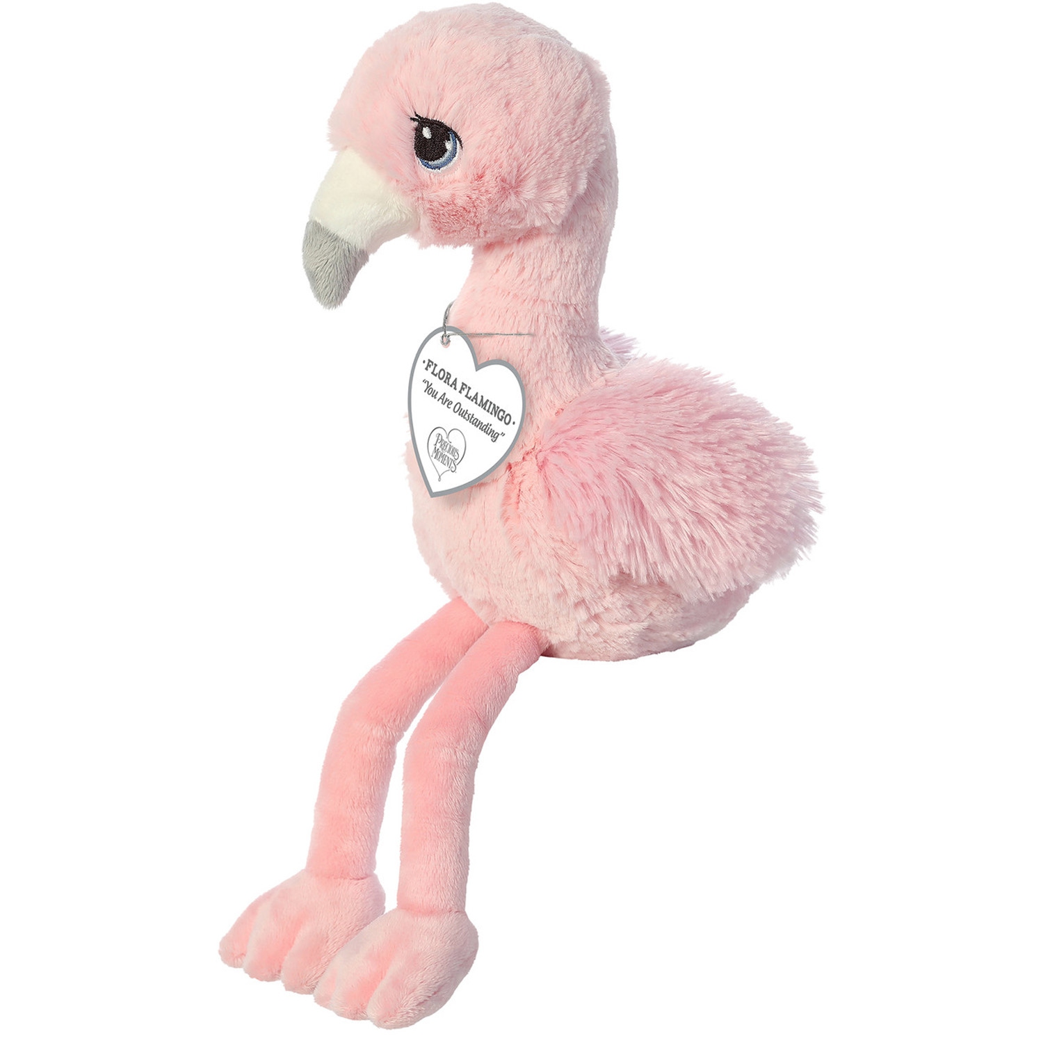 Aurora - Precious Moments - 8.5" Flora Flamingo Stuffed Animal