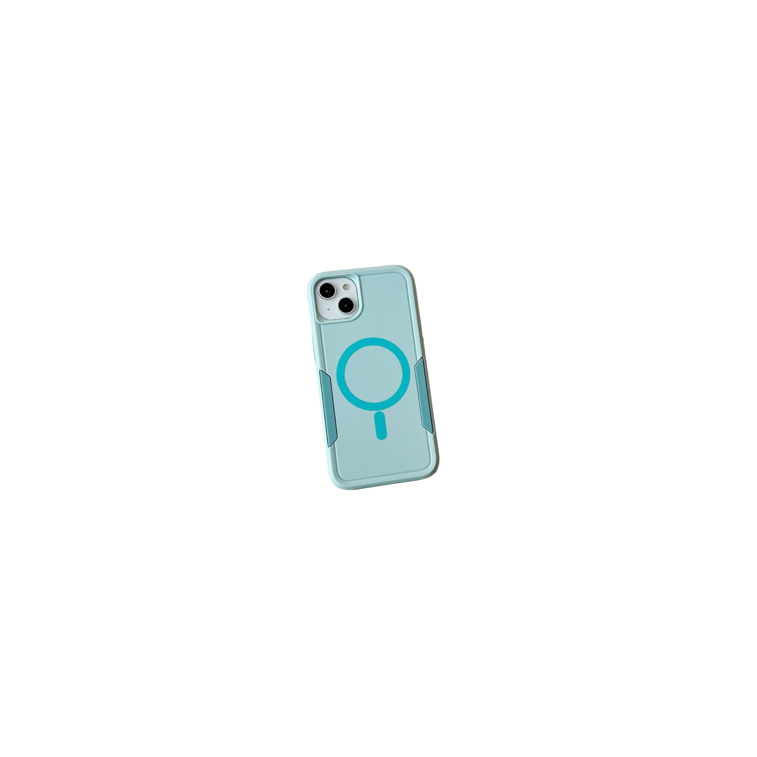TopSave New Style MAGSAFE Matt Polish PC+TPU 2 in 1 Slim Lightweight Shockproof, Rugged, Protective Armor Case For iPhone 15 Plus (6.7"), Teal