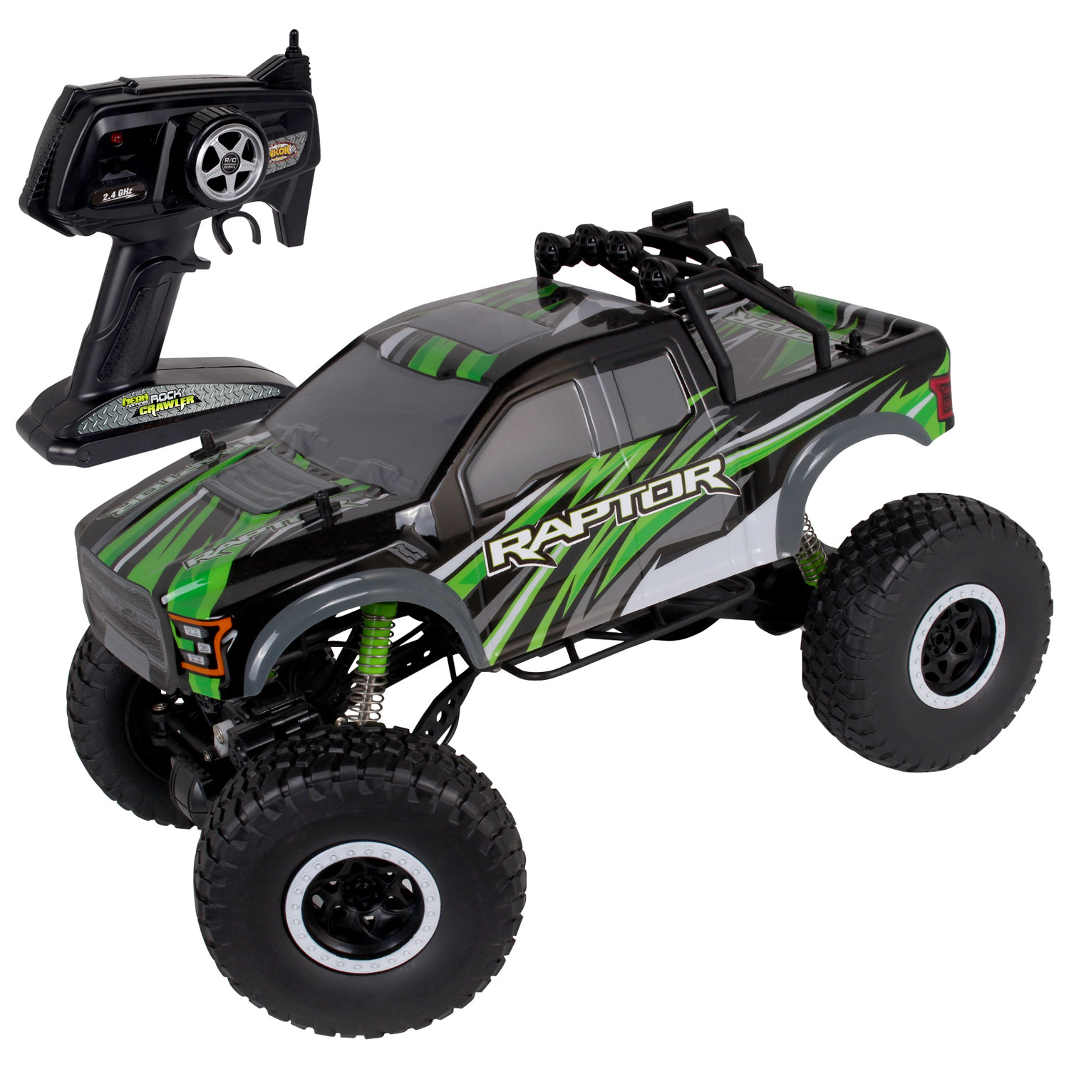 Véhicule X-Treme Rock Crawler téléguidé Ford F-150 de NKOK échelle 1/10 - Vert