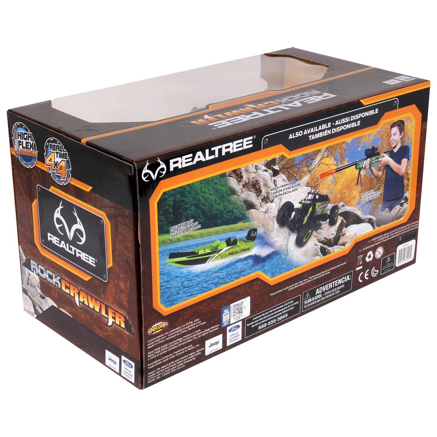 NKOK Realtree Ford F-150 Raptor RC Rock Crawler 1/14 Scale - Grey