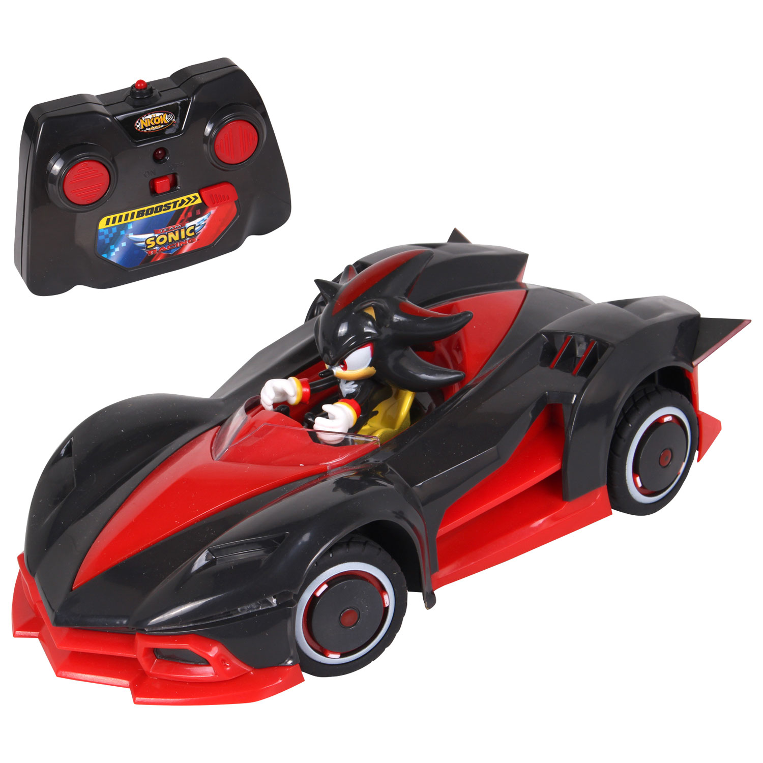 NKOK Sonic The Hedgehog Shadow RC Car (602) - Red/Black