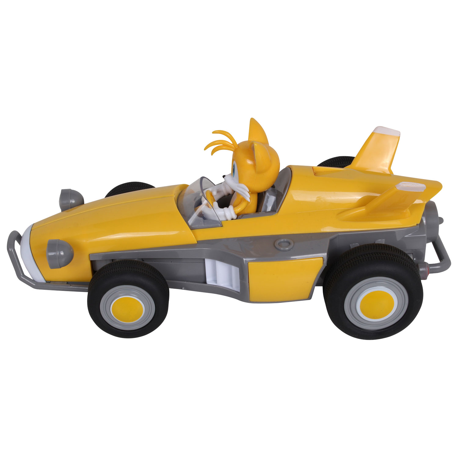 NKOK Sonic The Hedgehog 2 Tails RC Car - Yellow/Grey
