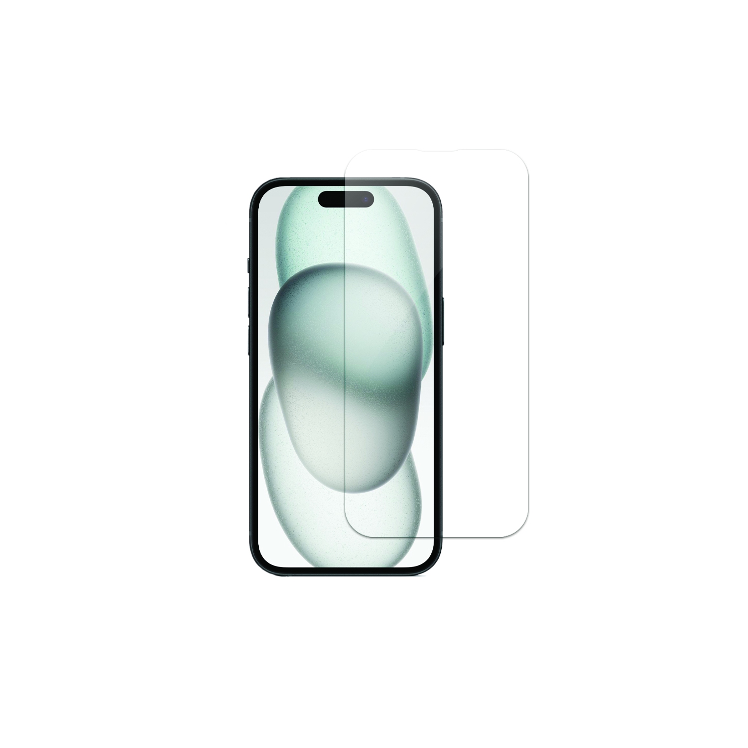 Uolo [protecteur] verre trempé iPhone 15 plus, protecteur d'écran [compatible avec les étuis] HD, protecteur d'écran [dureté 9H]