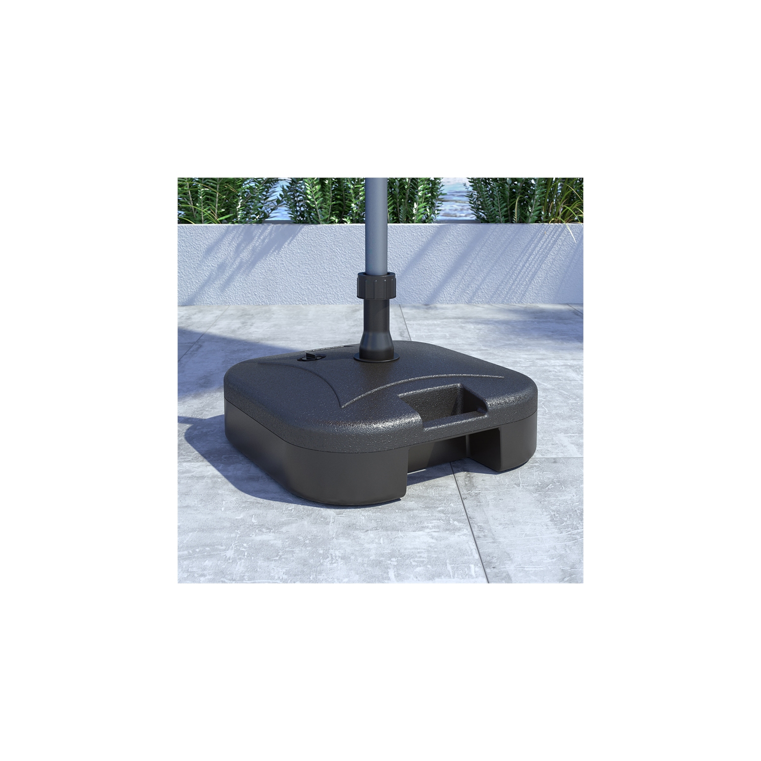 CorLiving Patio Umbrella Base - Dark Grey