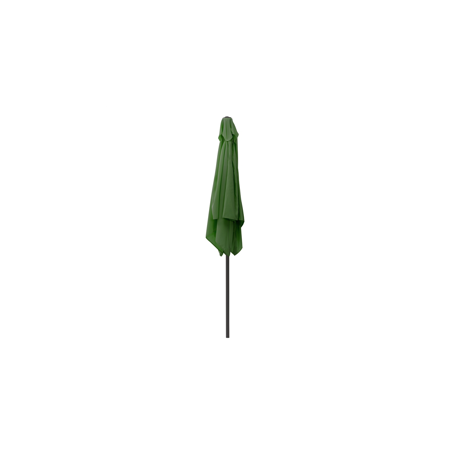 CorLiving Collapsible 6.5 ft. Square Patio Umbrella - Forest Green