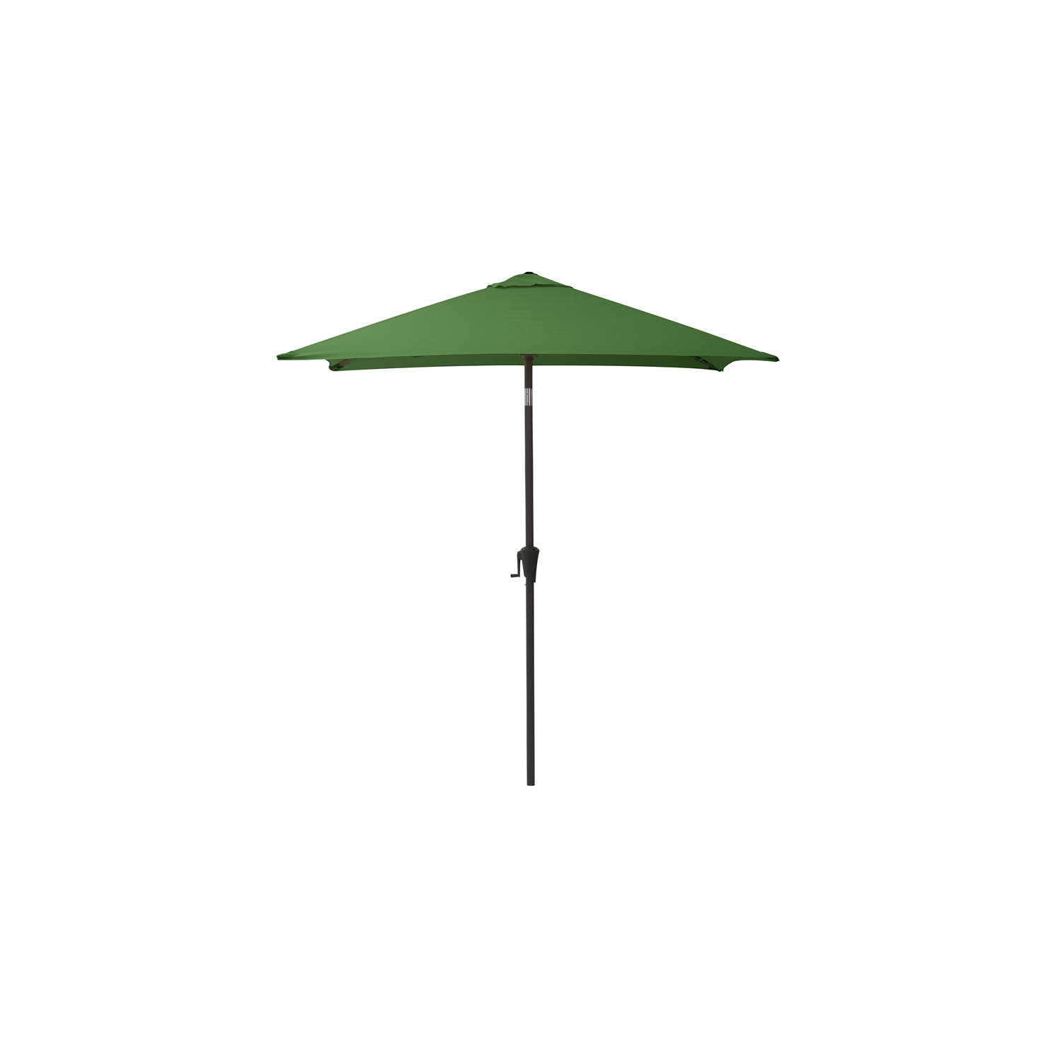 CorLiving Collapsible 6.5 ft. Square Patio Umbrella - Forest Green
