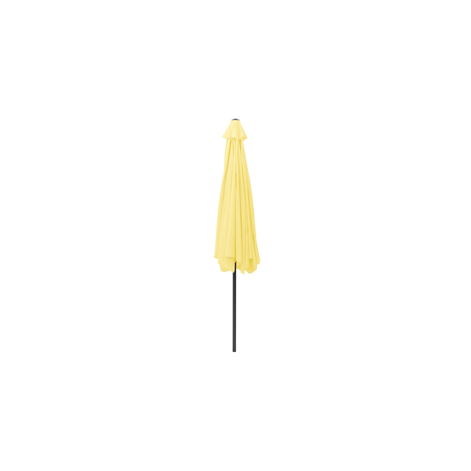 CorLiving Collapsible 10 ft. Circular Patio Umbrella - Yellow