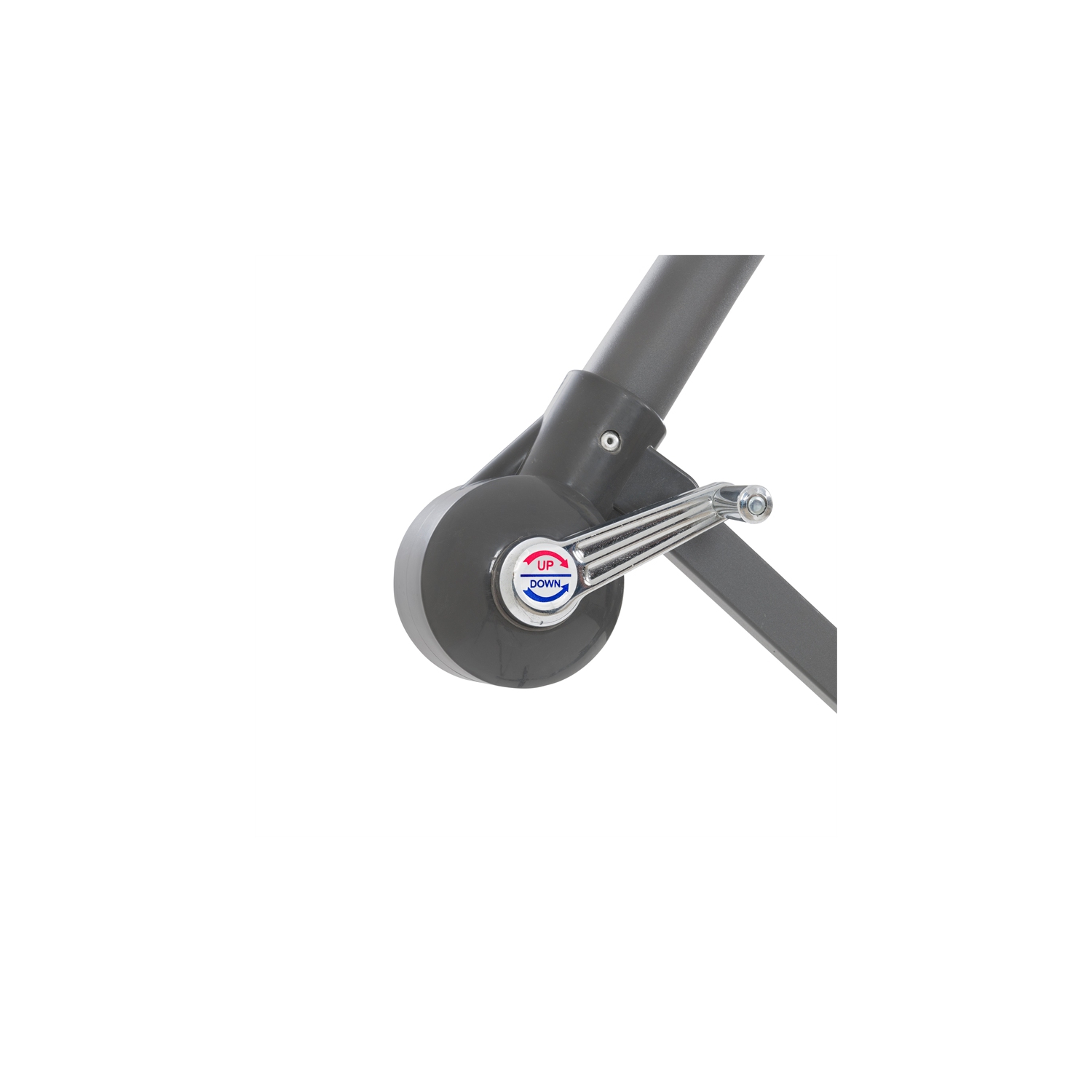 11&nbsp;pi repliable de CorLiving. Parasol excentré - Vert lime