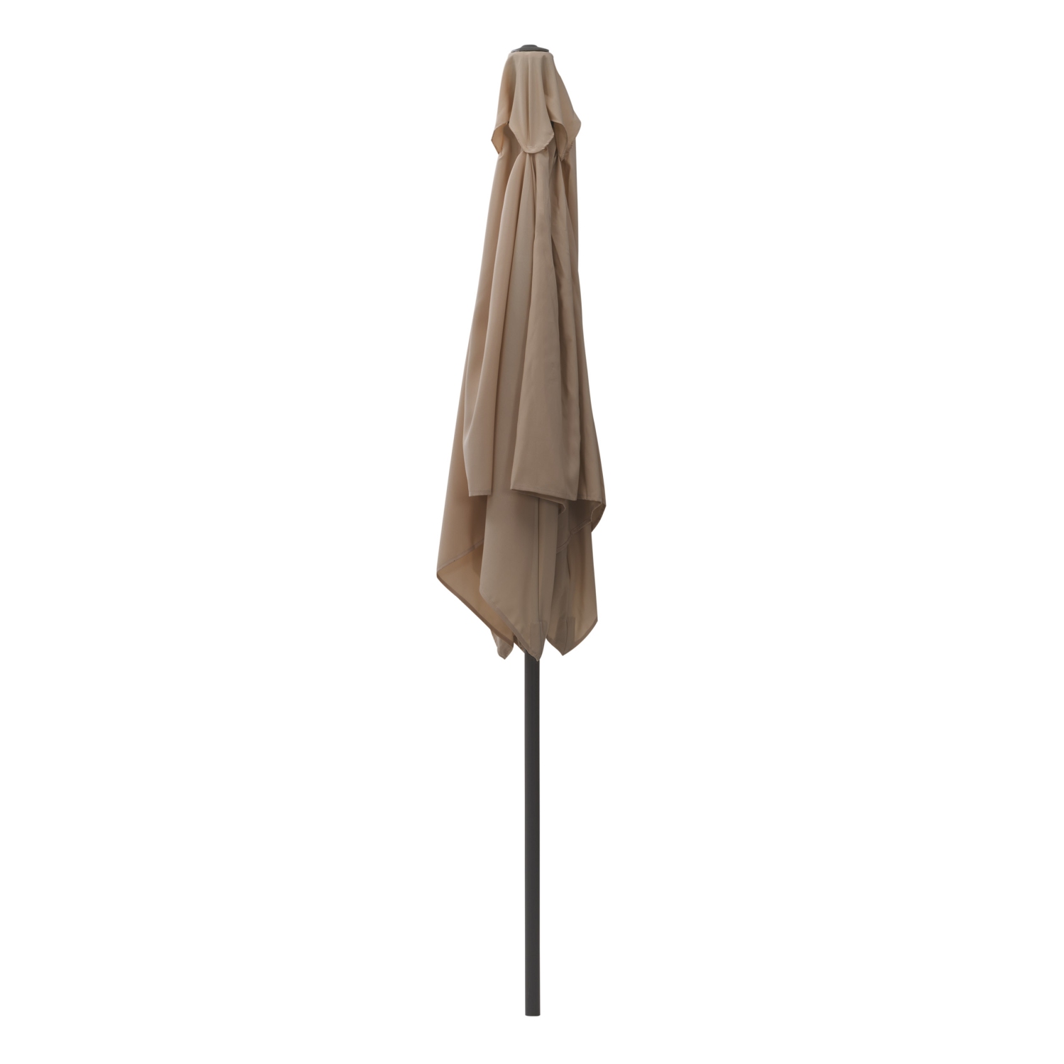 6,5&nbsp;pi de CorLiving. Parasol carré pour patio - Brun sable