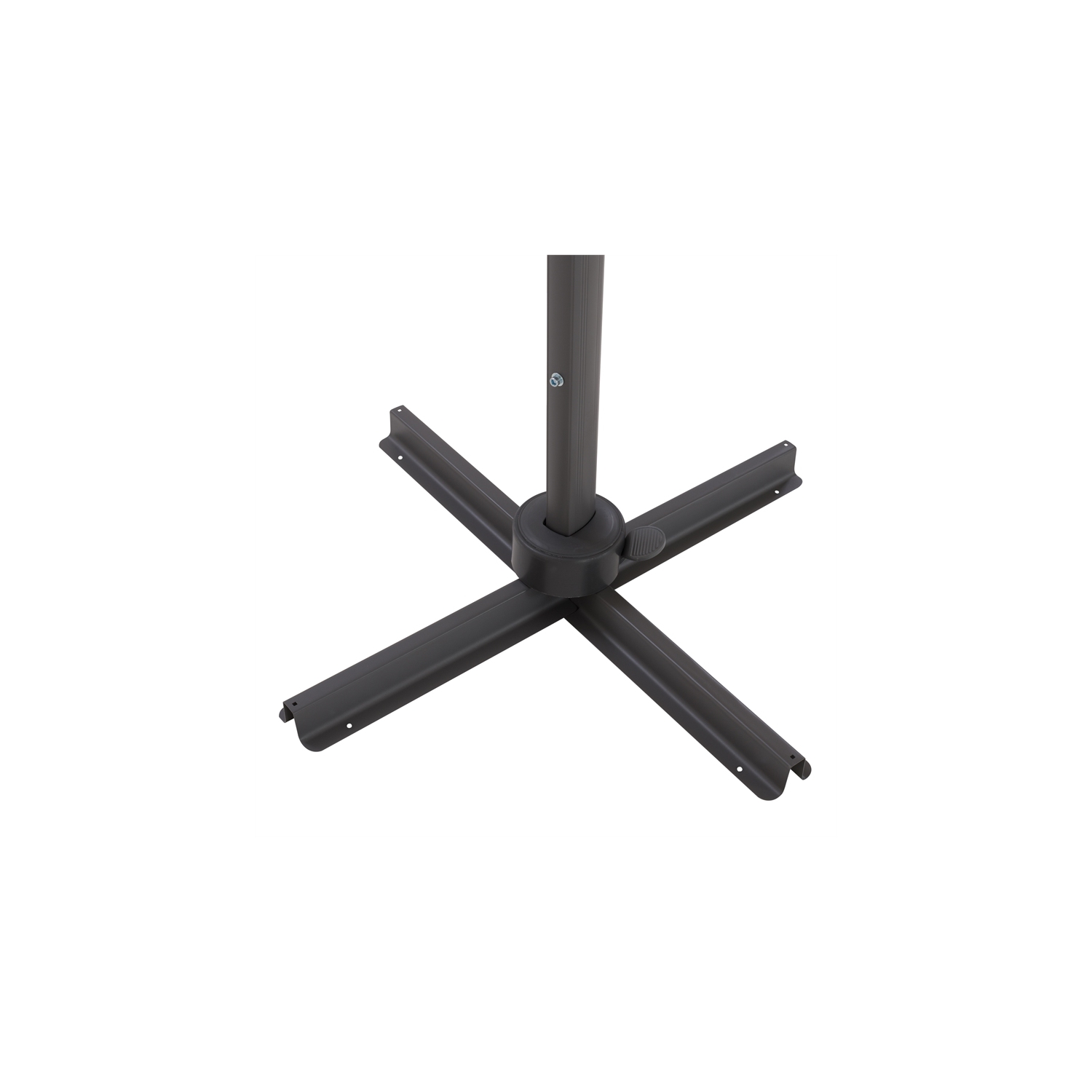 CorLiving Collapsible 11.5 ft. Deluxe Patio Umbrella - Black