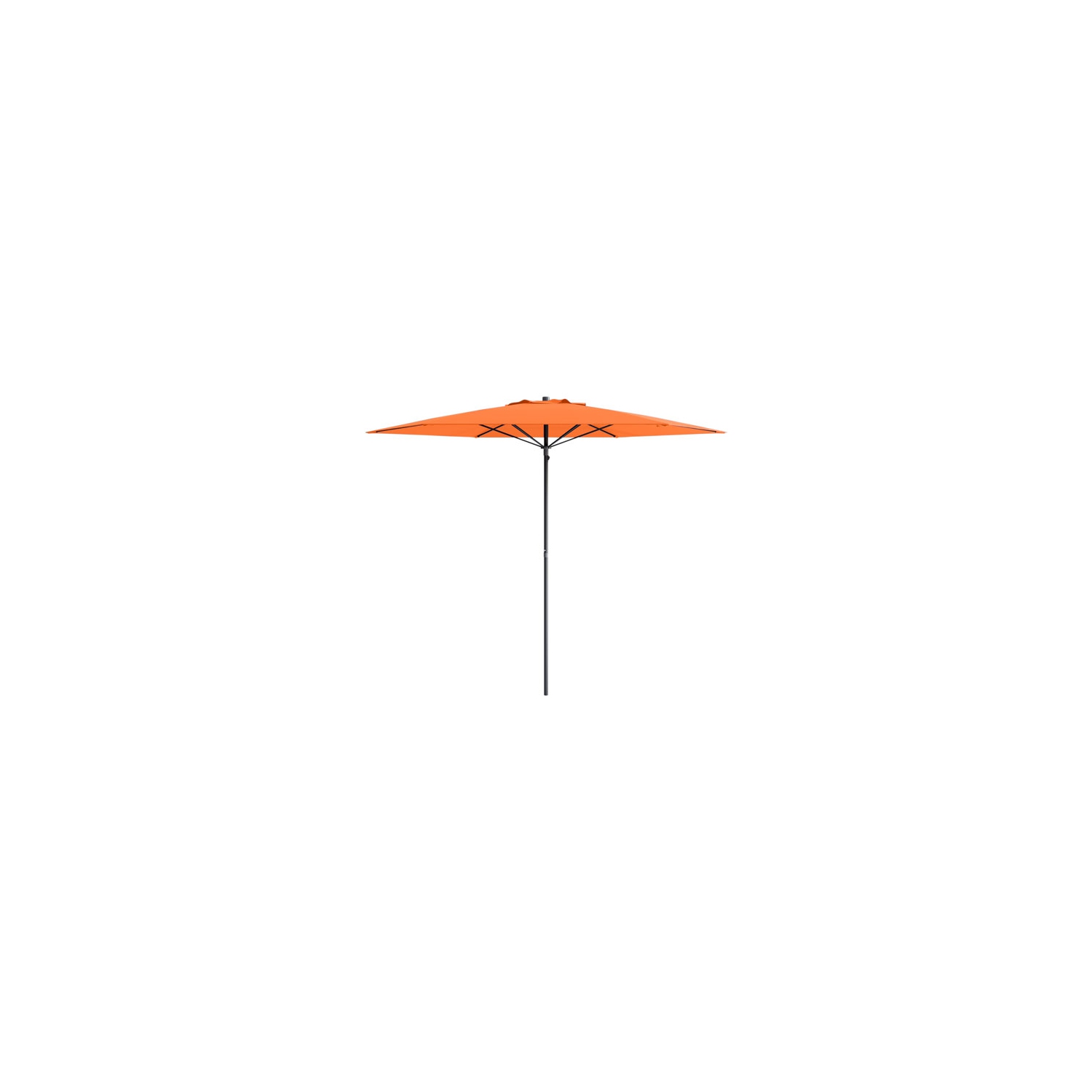CorLiving Collapsible 7 ft. Circular Beach/Patio Umbrella - Orange