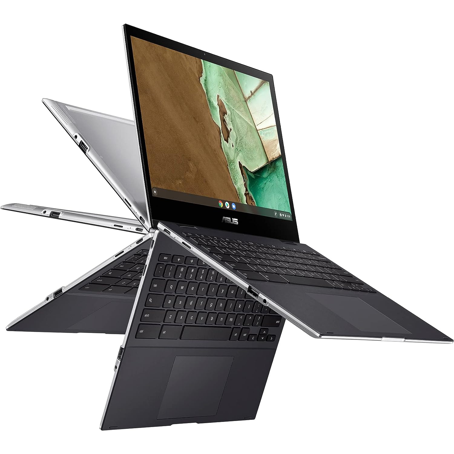 ASUS Chromebook Laptop 12" Touch MediaTek MT8183 4GB 64GB Refurbished Good