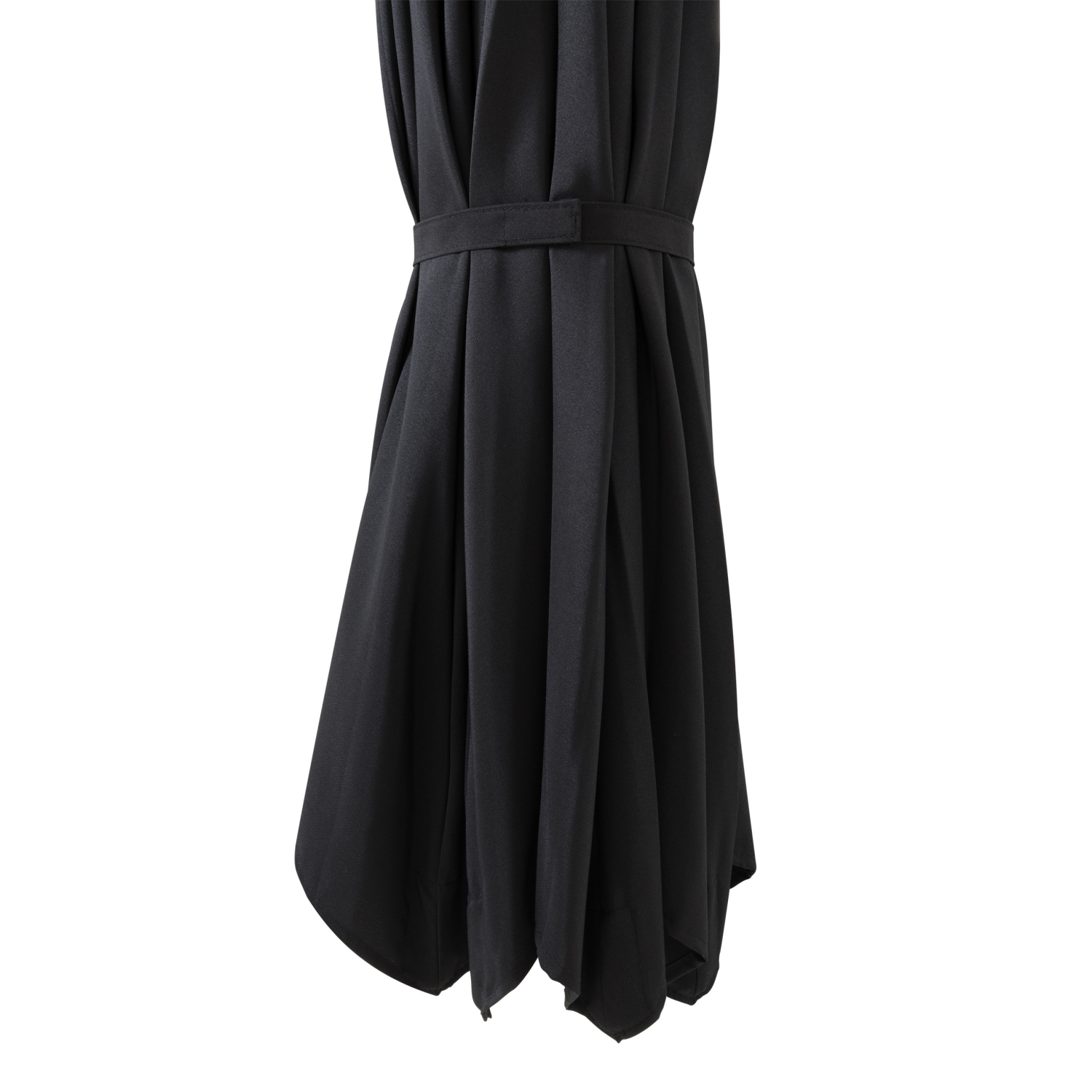 CorLiving 9.8 ft. Offset Patio Umbrella - Black