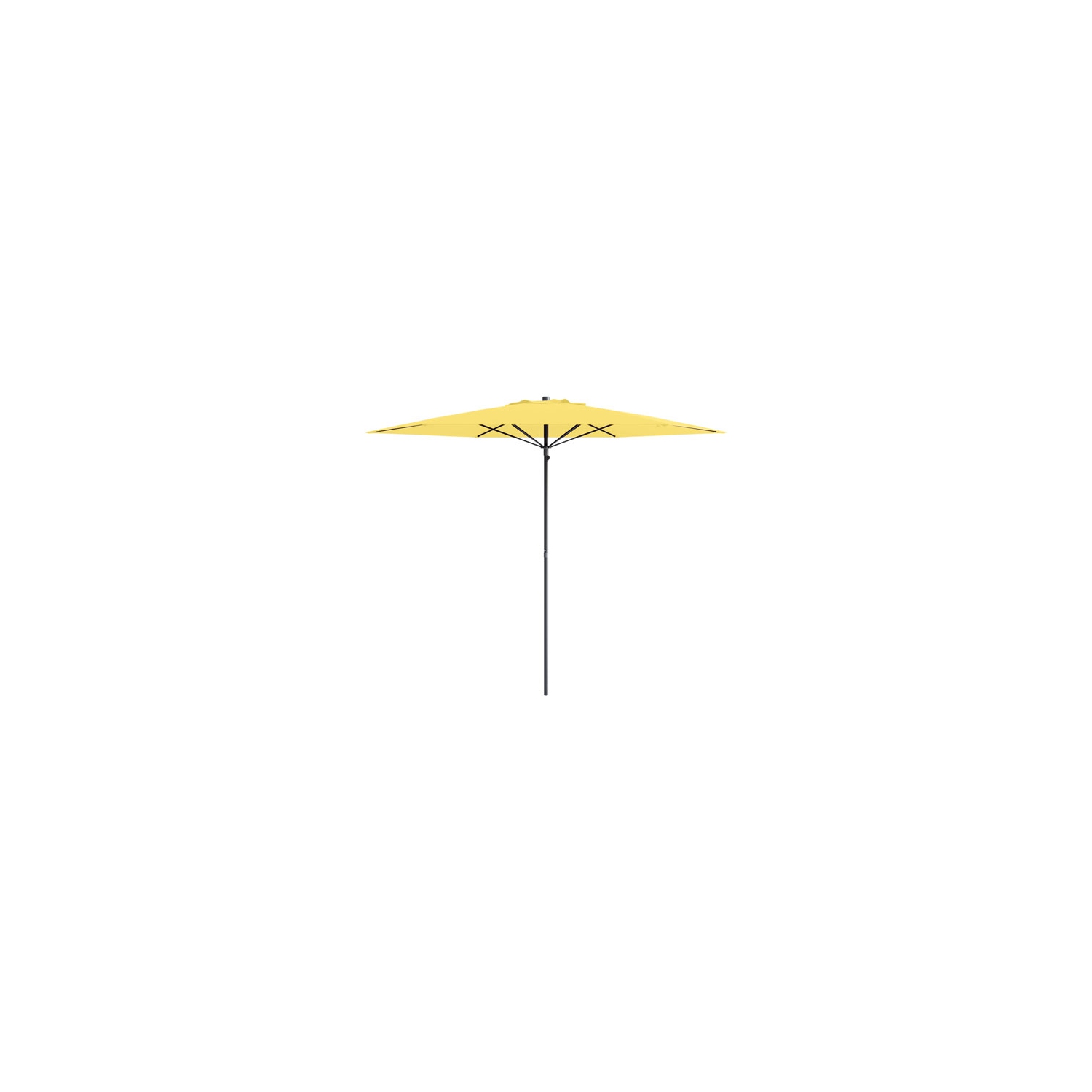 CorLiving Collapsible 7 ft. Circular Beach/Patio Umbrella - Yellow
