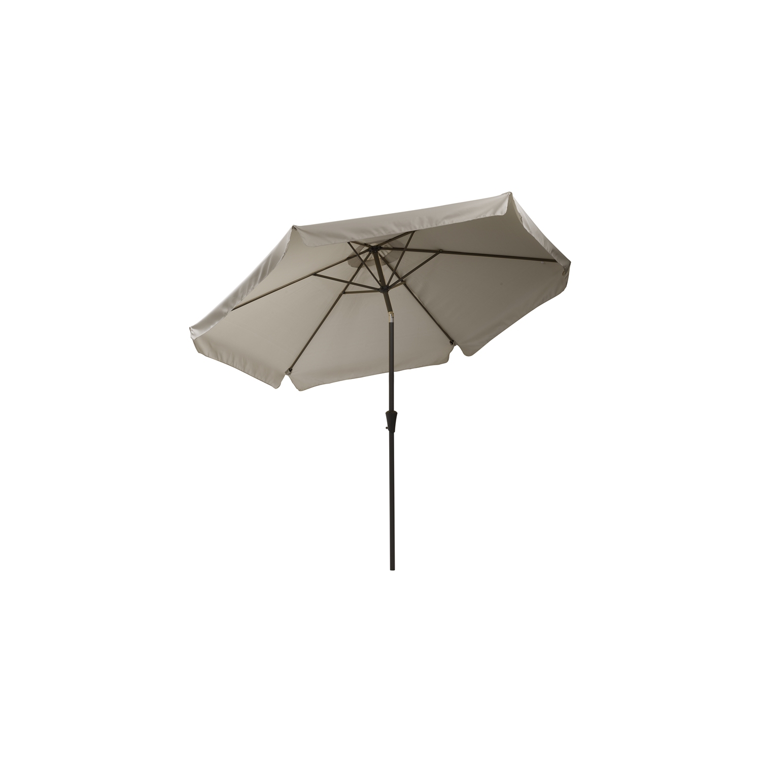 CorLiving Collapsible 9.4 ft. Tilt Patio Umbrella - Sand Grey
