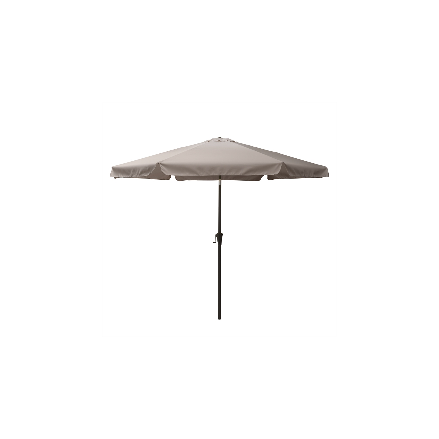 CorLiving Collapsible 9.4 ft. Tilt Patio Umbrella - Sand Grey