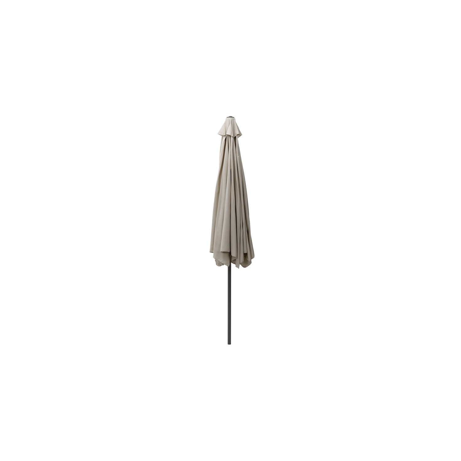 CorLiving Collapsible 9.4 ft. Tilt Patio Umbrella - Sand Grey