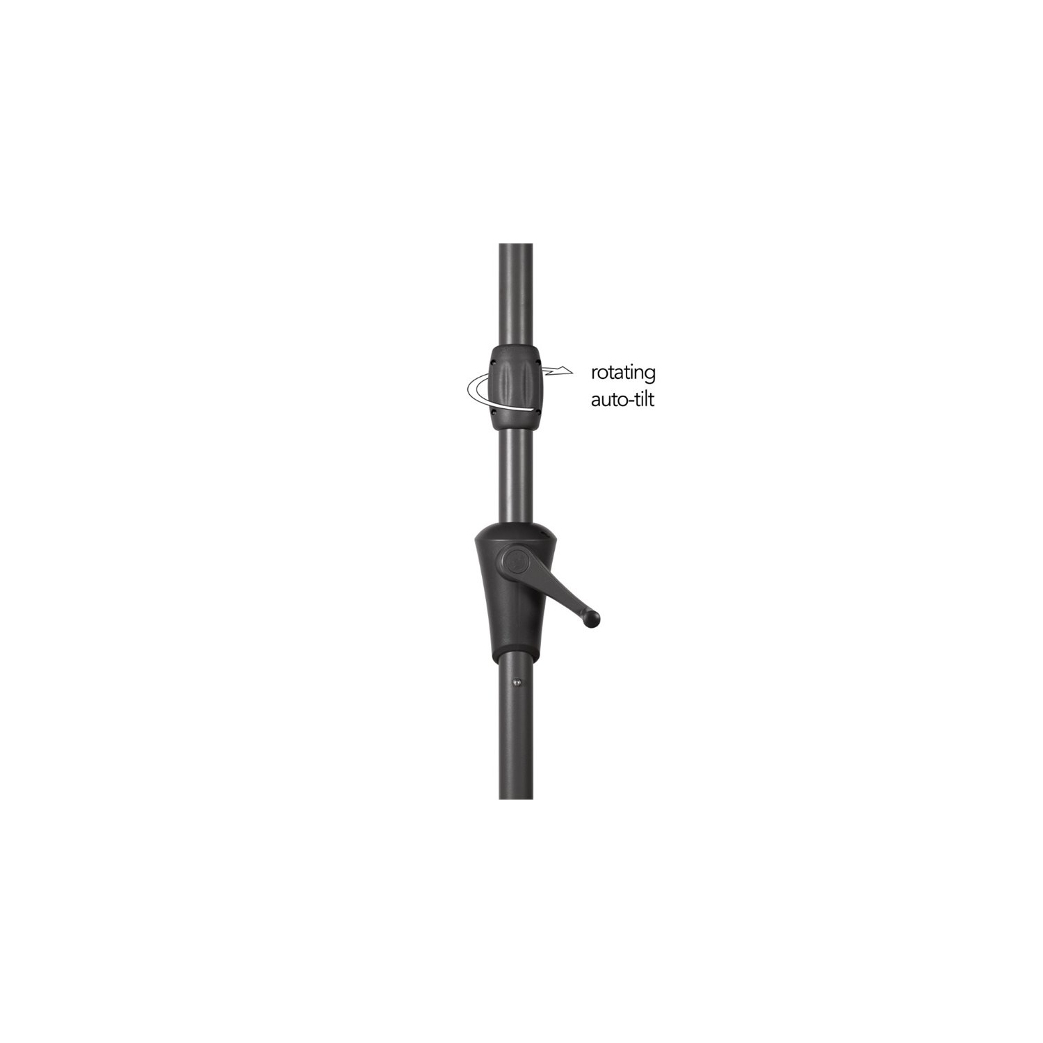 CorLiving Contemporary 10 ft. Deluxe Tilting Patio Umbrella - Lime Green