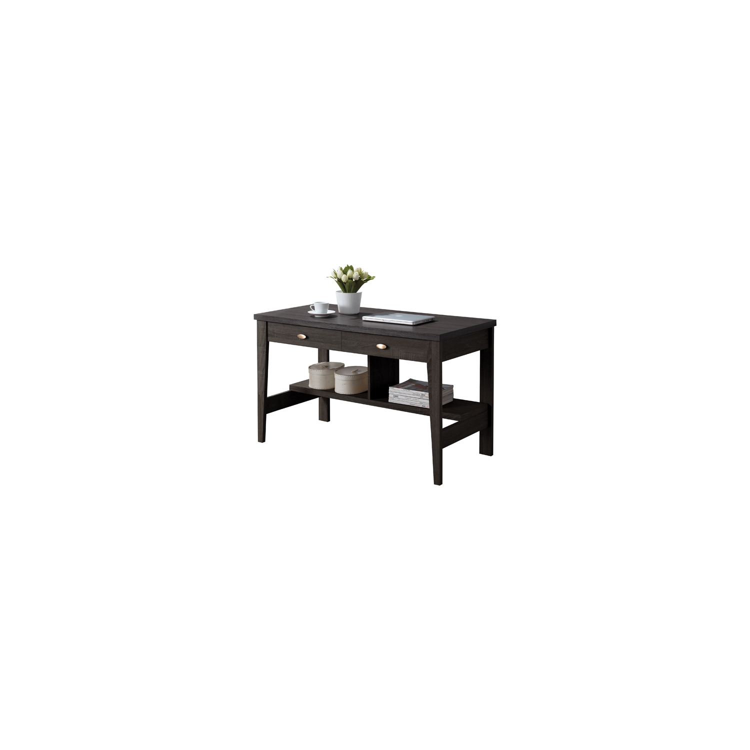 CorLiving Folio Drawer Desk - Black Espresso