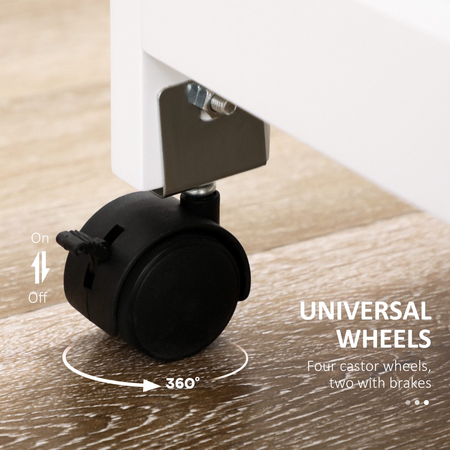 HOMCOM – Chariot de cuisine sur roulettes avec porte-bouteilles, tiroir, tablettes ouvertes, armoire et faux marbre, îlot de cuisine avec rangement,