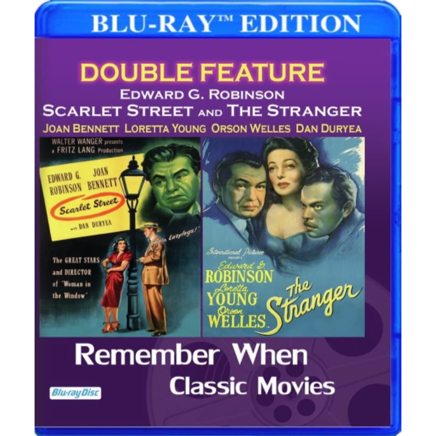 Edward G. Robinson In Scarlet Street And The Stranger - - [Blu-ray]