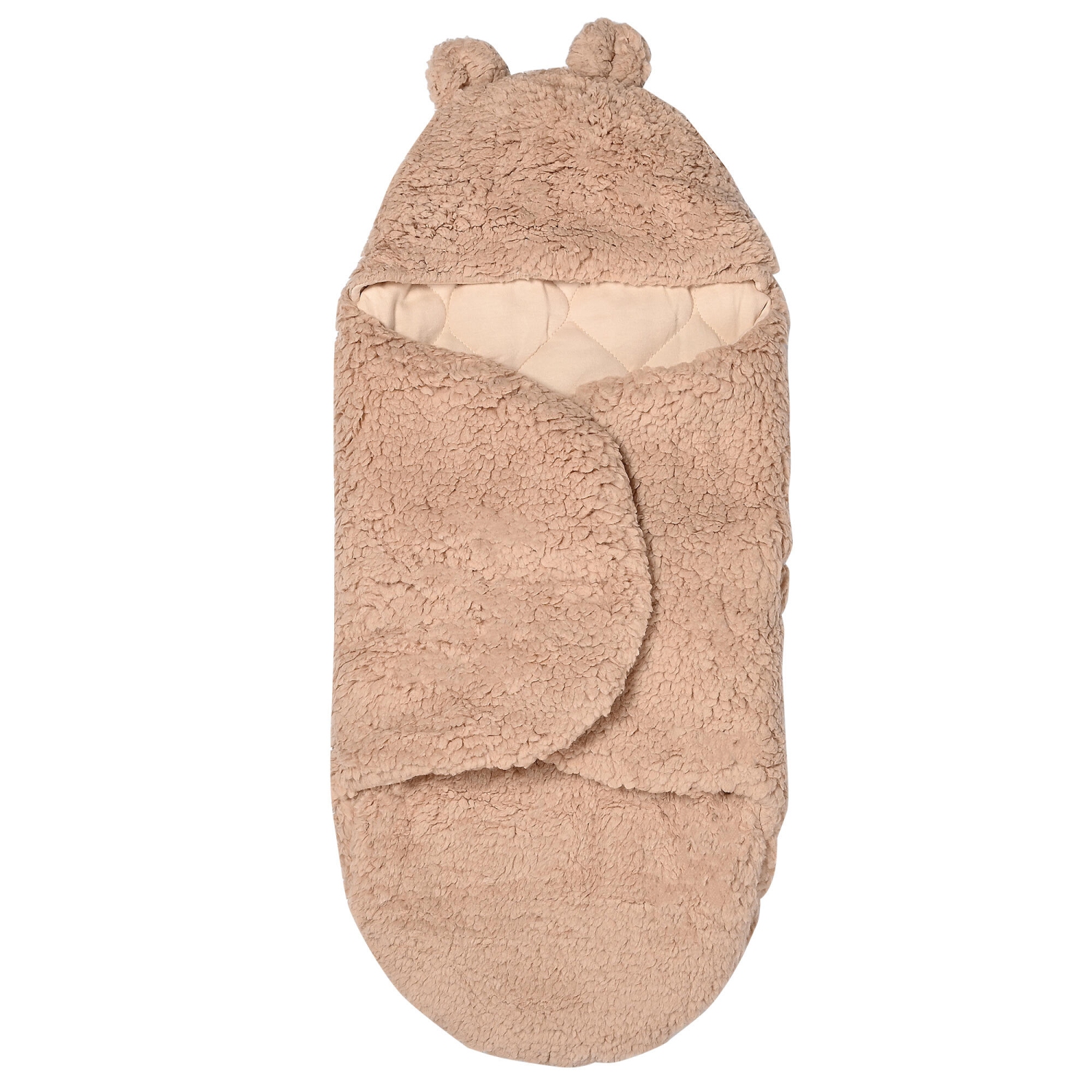 2.5 Tog Baby Swaddle Blanket , Boys Girls Cute Cotton Plush Receiving Blanket Sleep Sacks