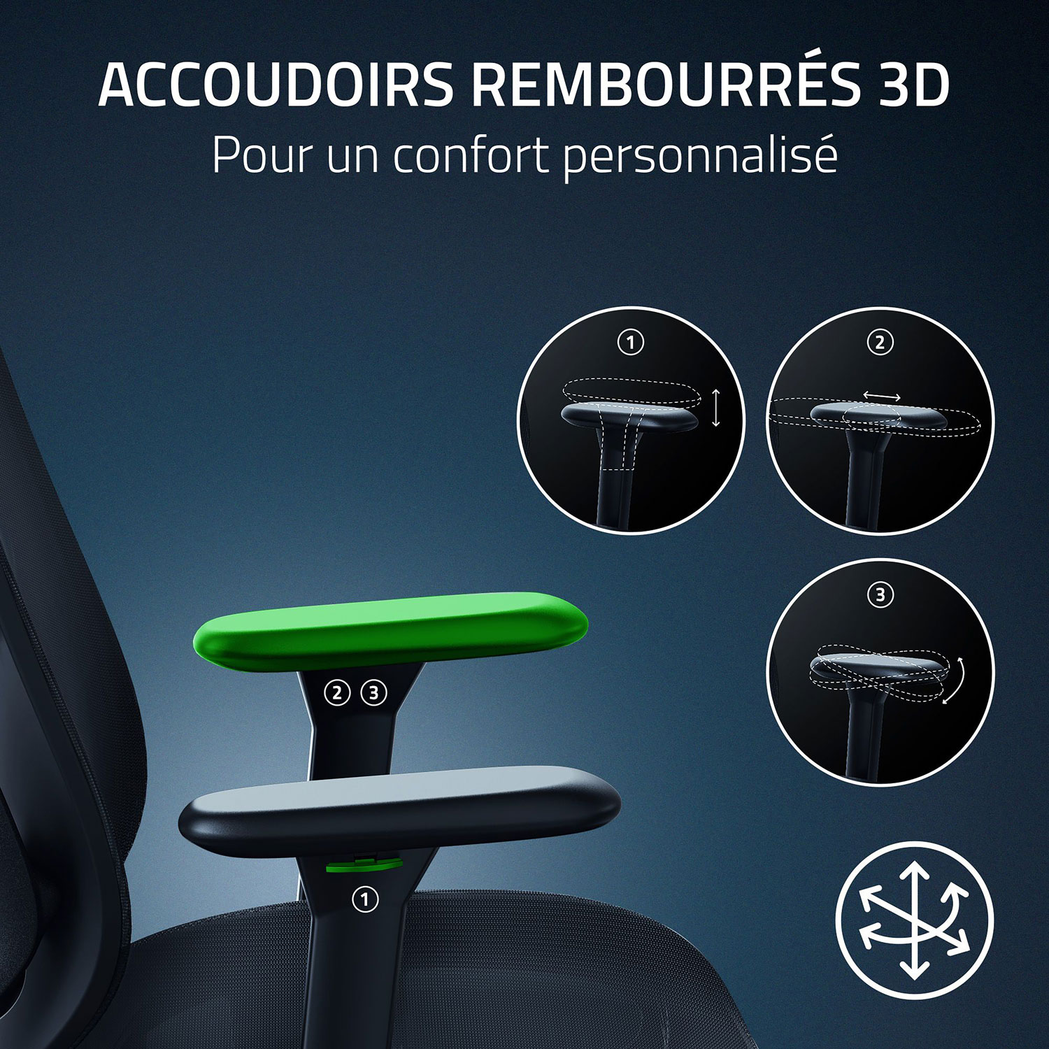 Razer Fujin Mesh Gaming Chair - Black - Exclusive Retail Partner