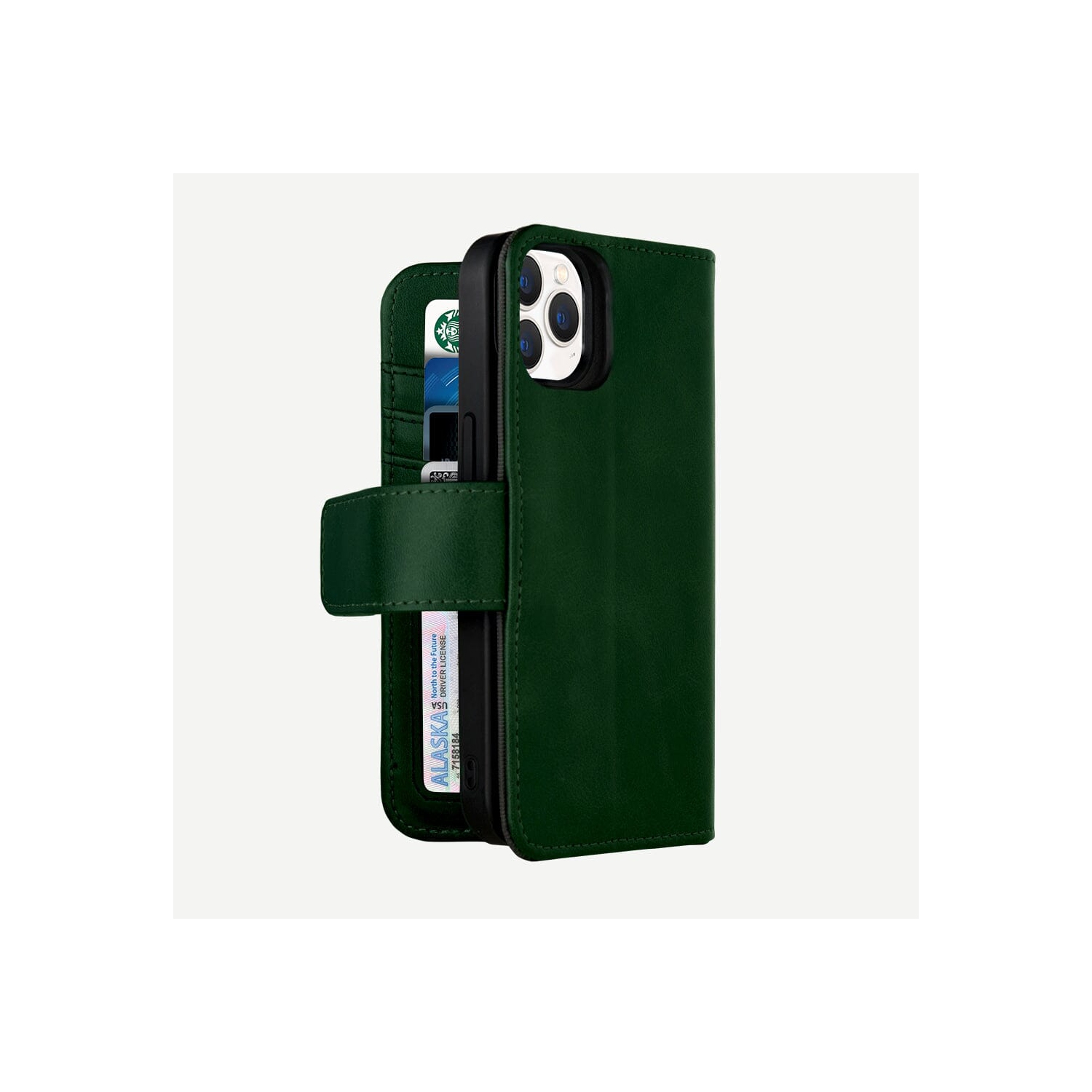 iPhone 15 Pro Max Wallet Case With MagSafe - 5th Ave, Green